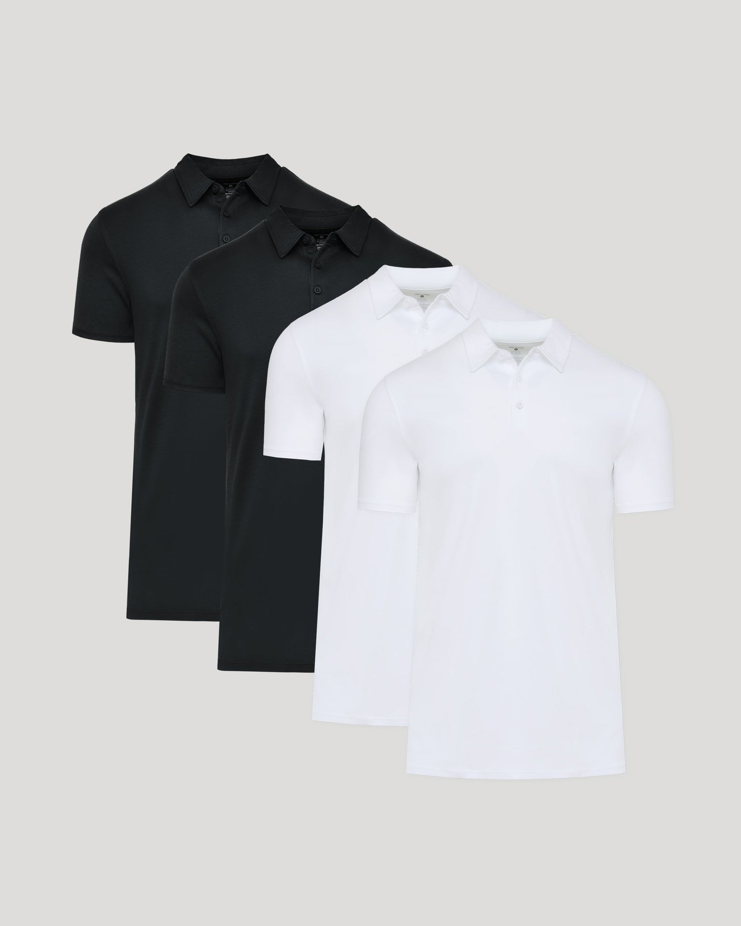 Black & White Premium Pima Polo 4-Pack