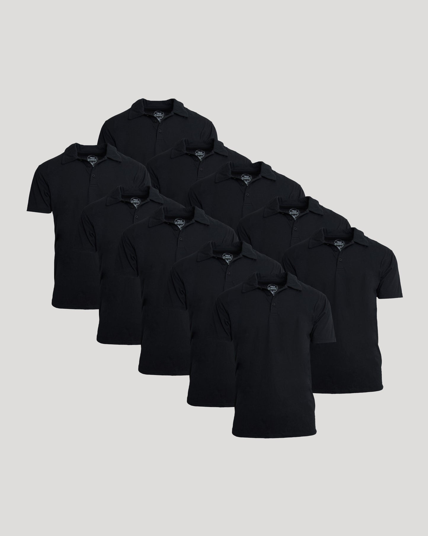 All Black Classic Polo 10-Pack