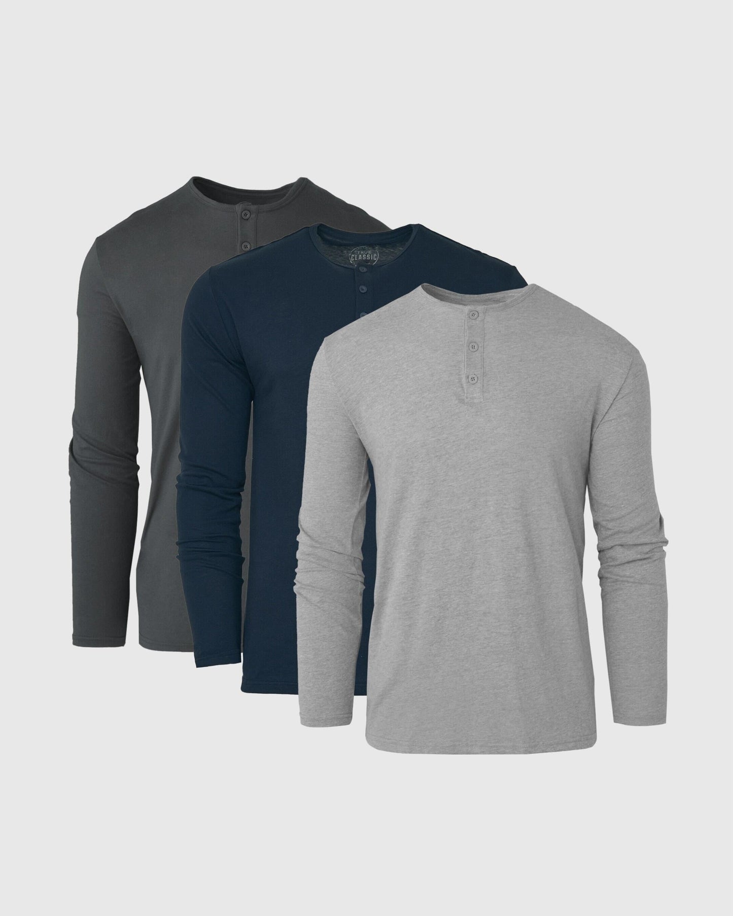 The Standard Classic Long Sleeve Henley 3-Pack