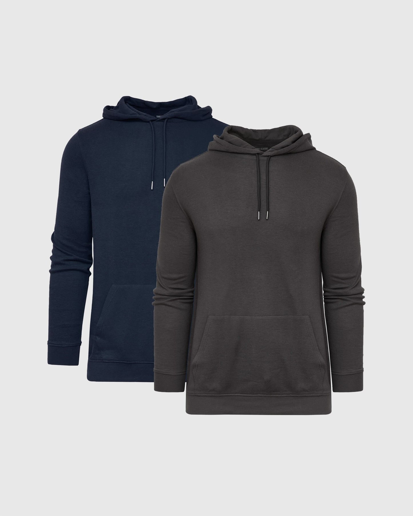 Carbon & Navy Waffle Hoodie 2-Pack