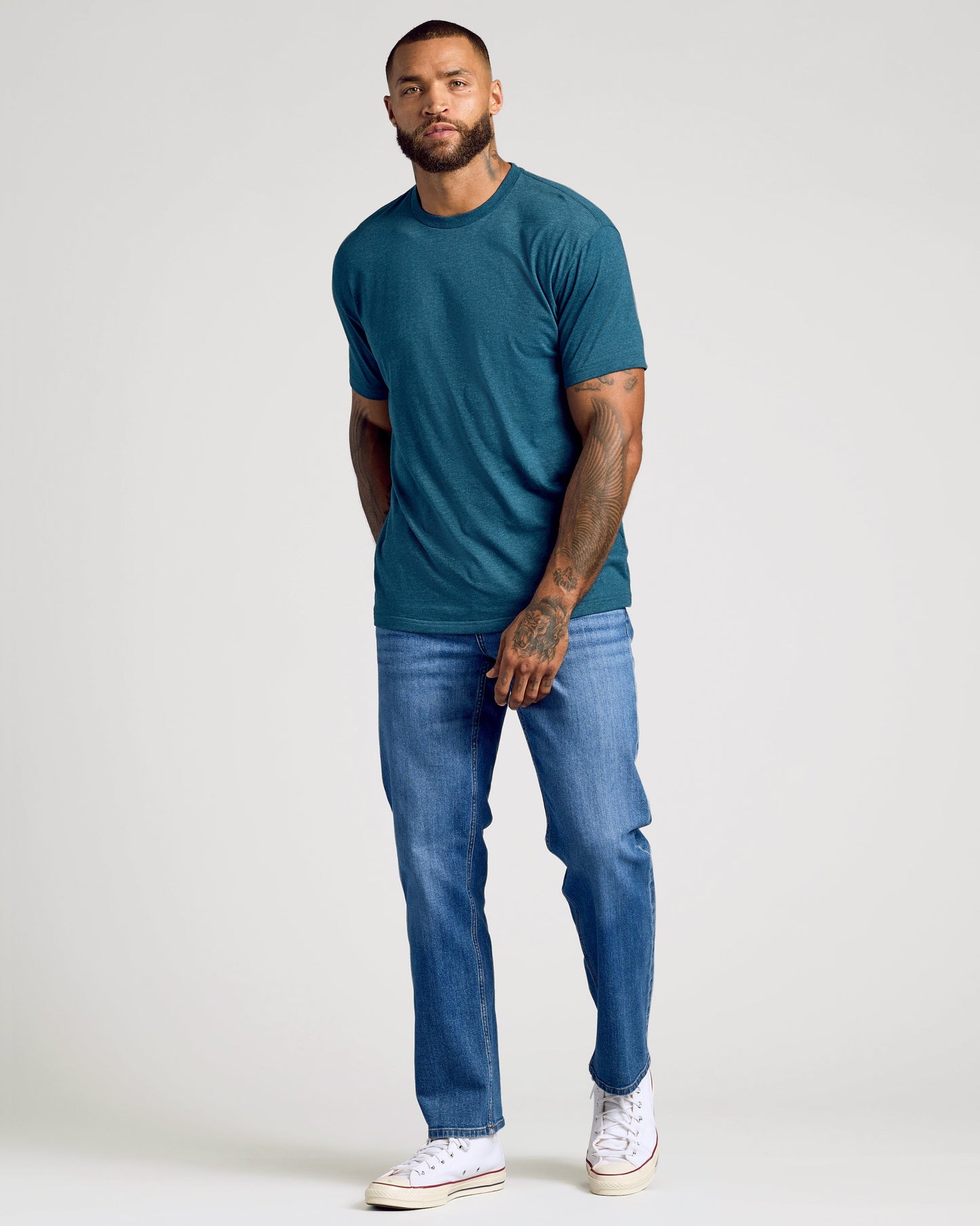 Dark Heather Pond Classic Crew Neck