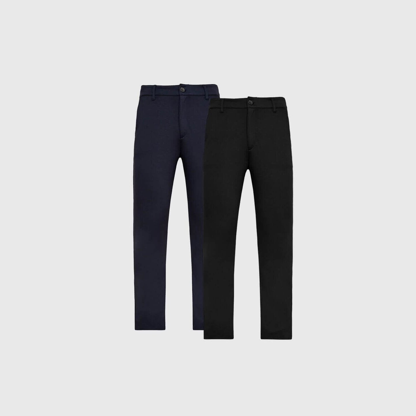 Black & Navy Slim Comfort Knit Chino Pant 2-Pack