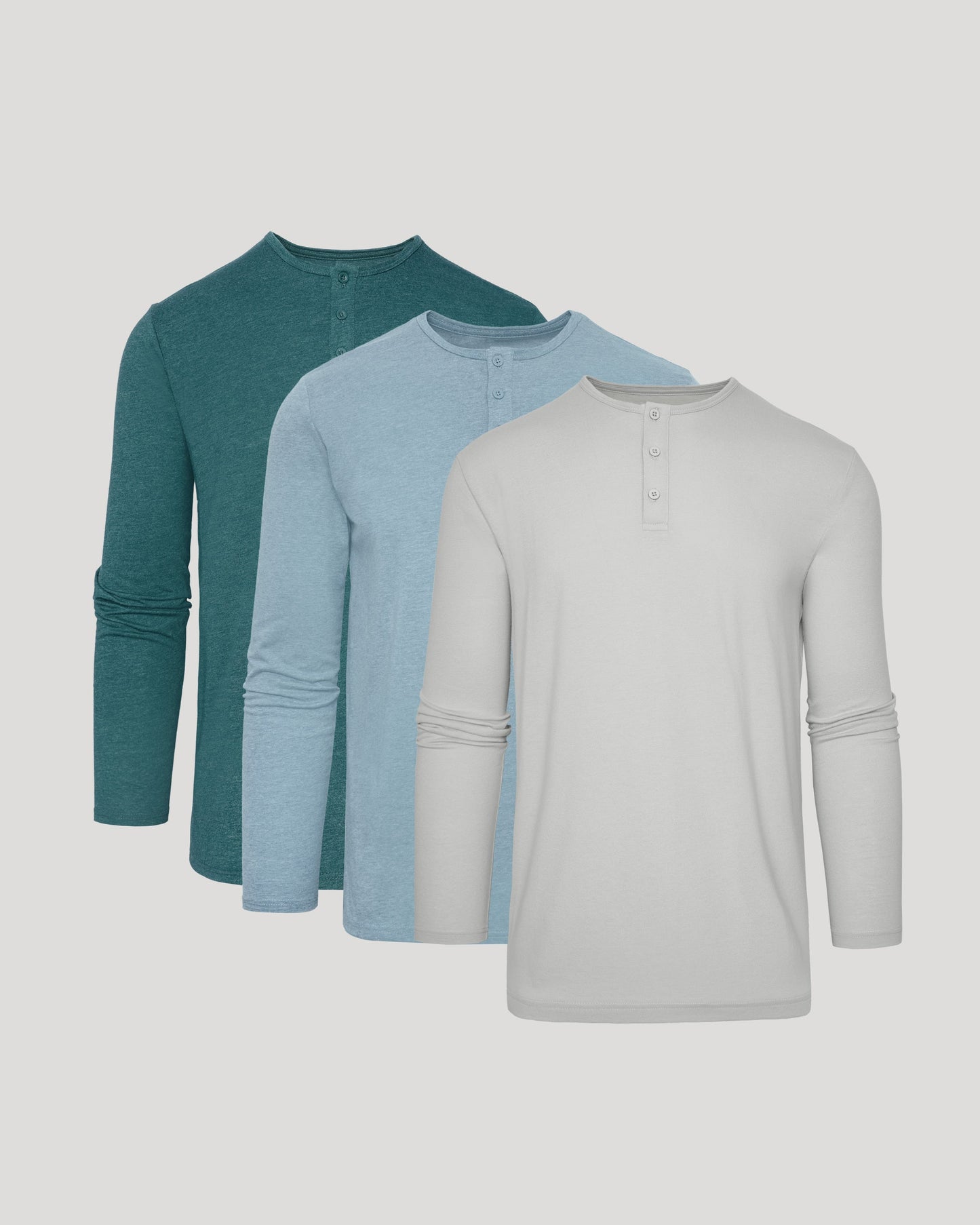 Limited Classic Long Sleeve Henley 3-Pack