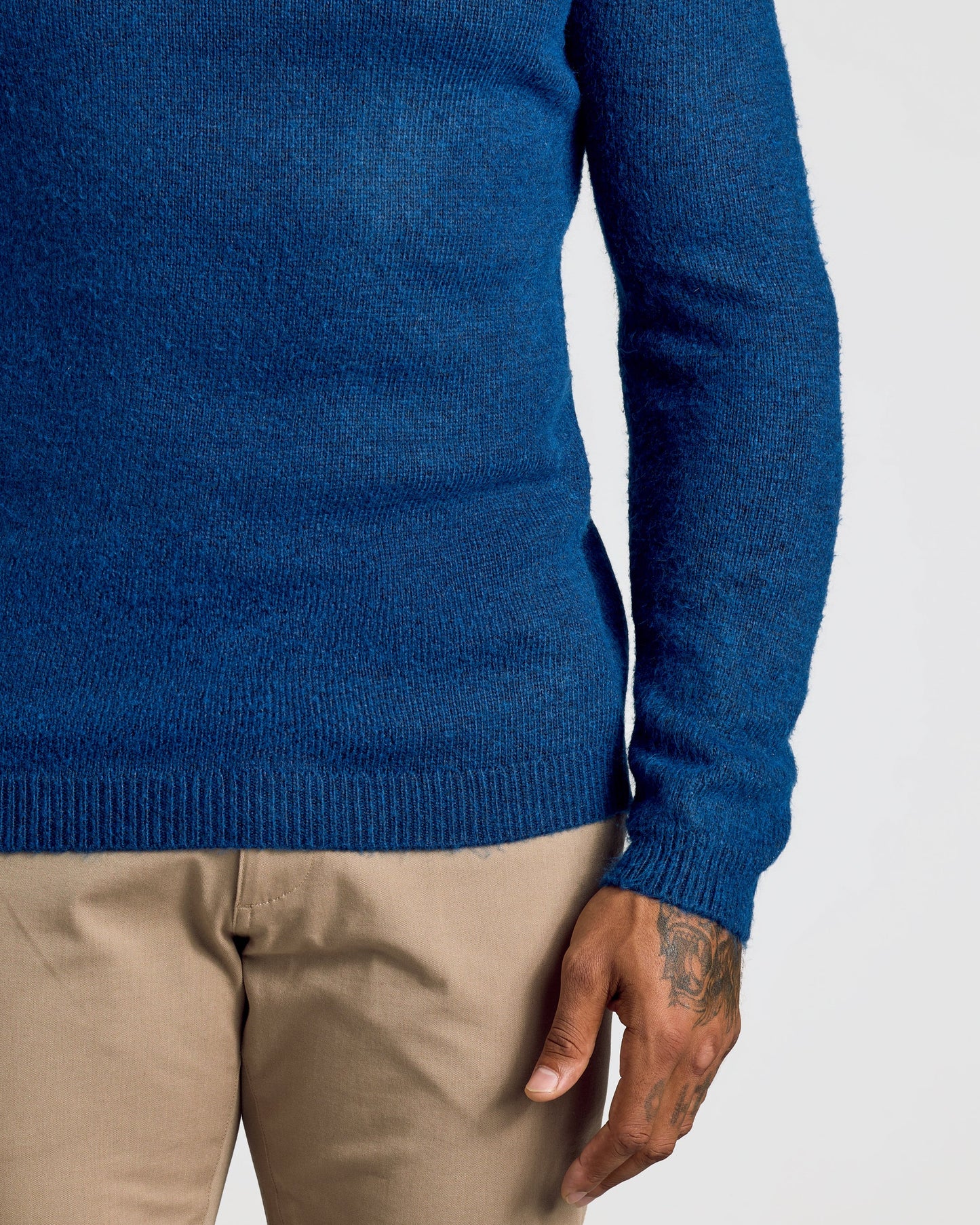 Heather Fiord Marled Crew Neck Sweater