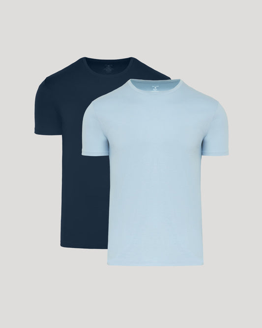 Navy & Ether Premium Pima Crew Neck 2-Pack