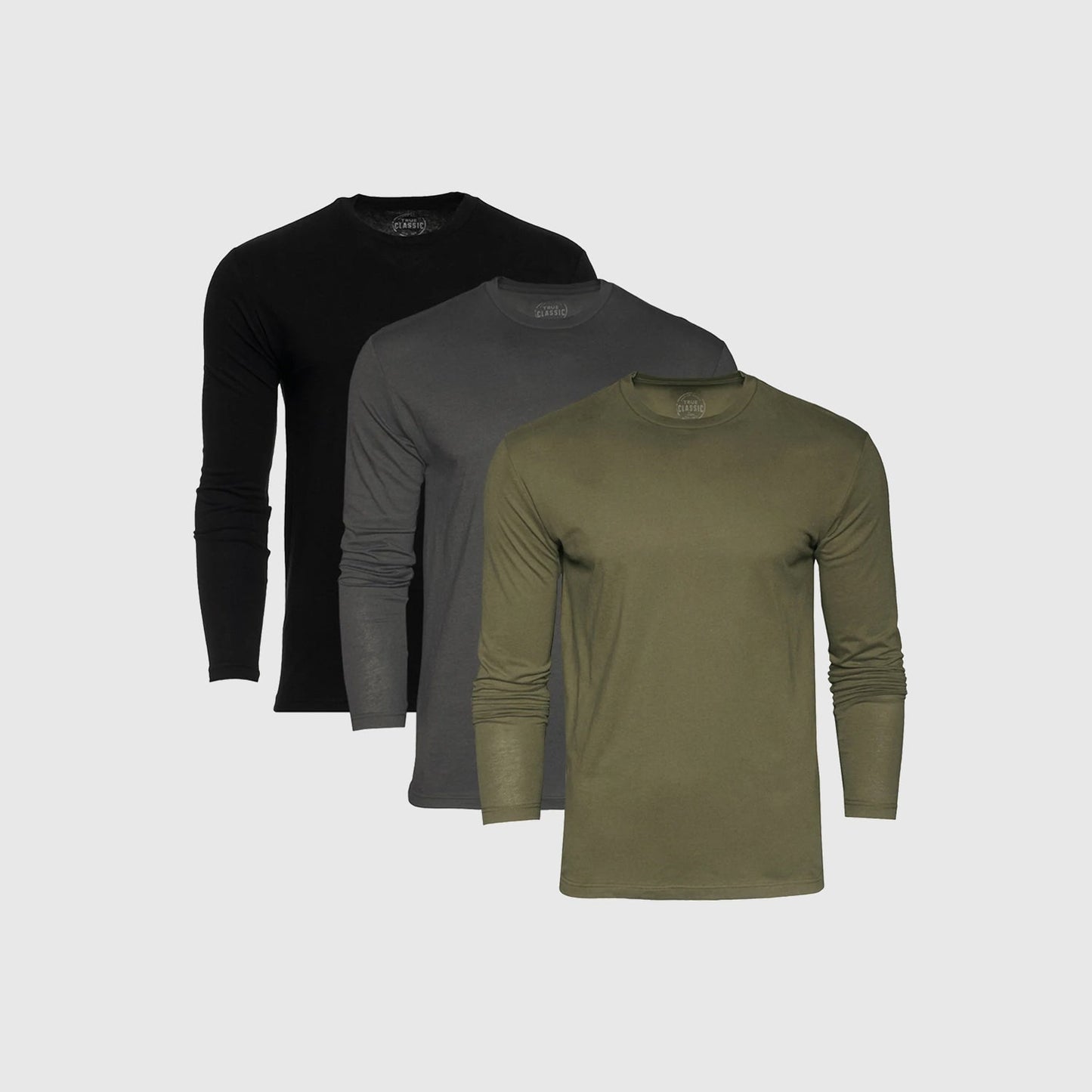 The Staple Classic Long Sleeve Crew Neck 3-Pack