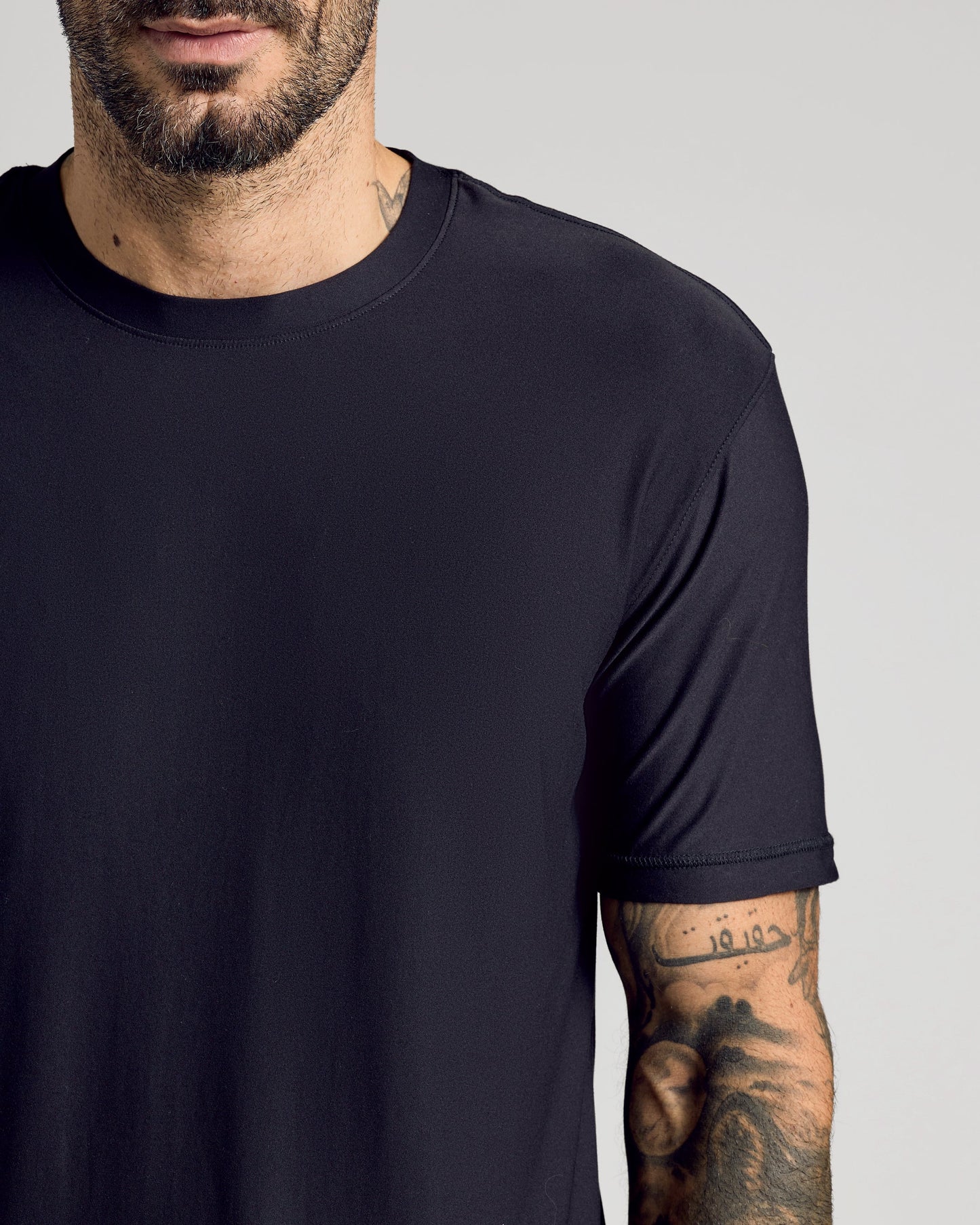 All Black Active Crew Neck 6-Pack
