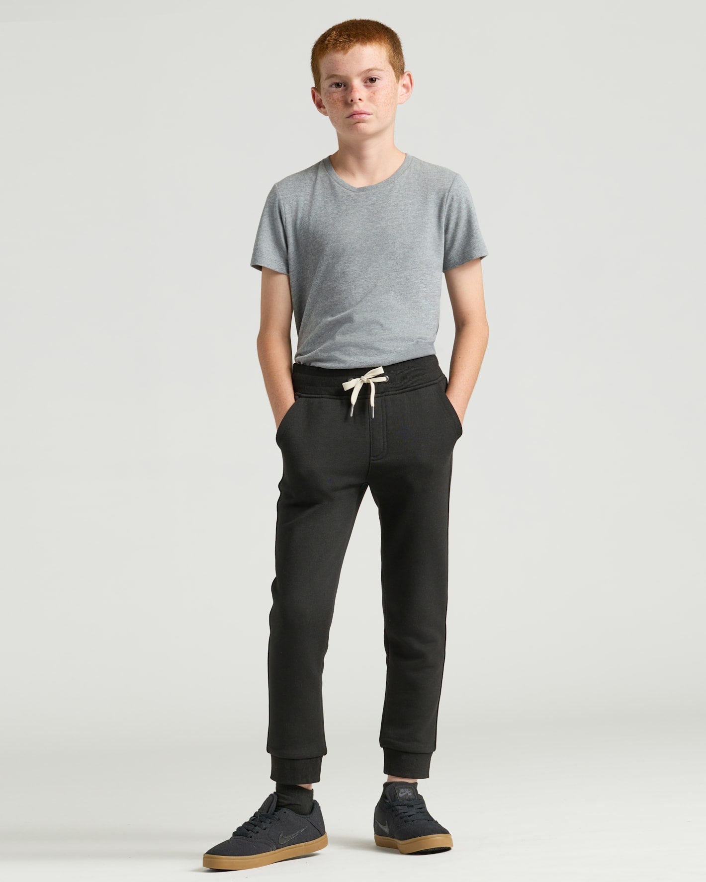 Boys' Black Fleece Jogger