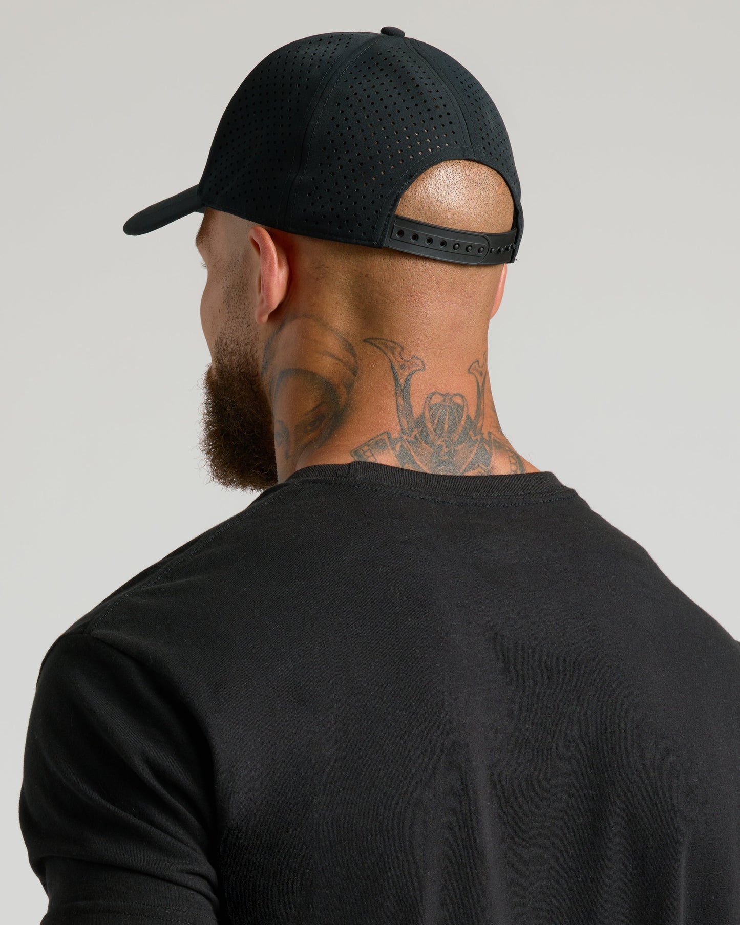 Black Embroidered True Classic Hat