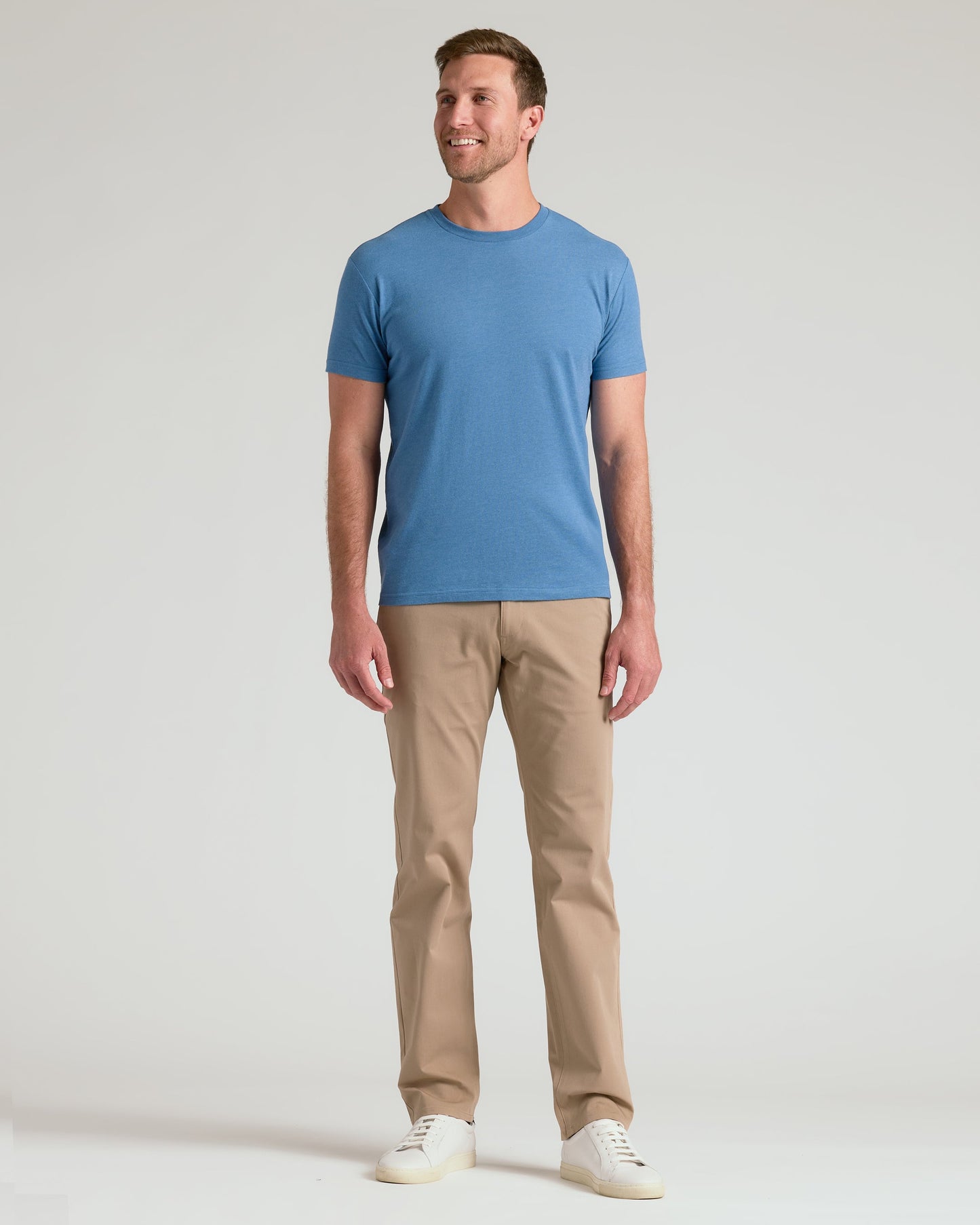 Dark Heather Blue Lake Classic Crew Neck