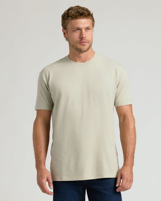 Dark Heather Graystone Classic Crew Neck