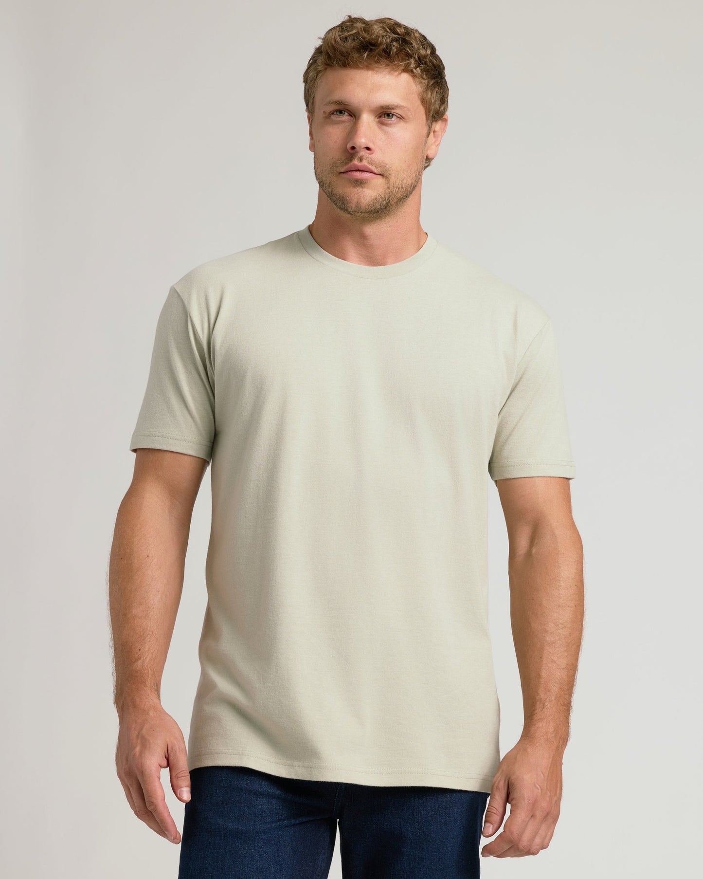 Dark Heather Graystone Classic Crew Neck