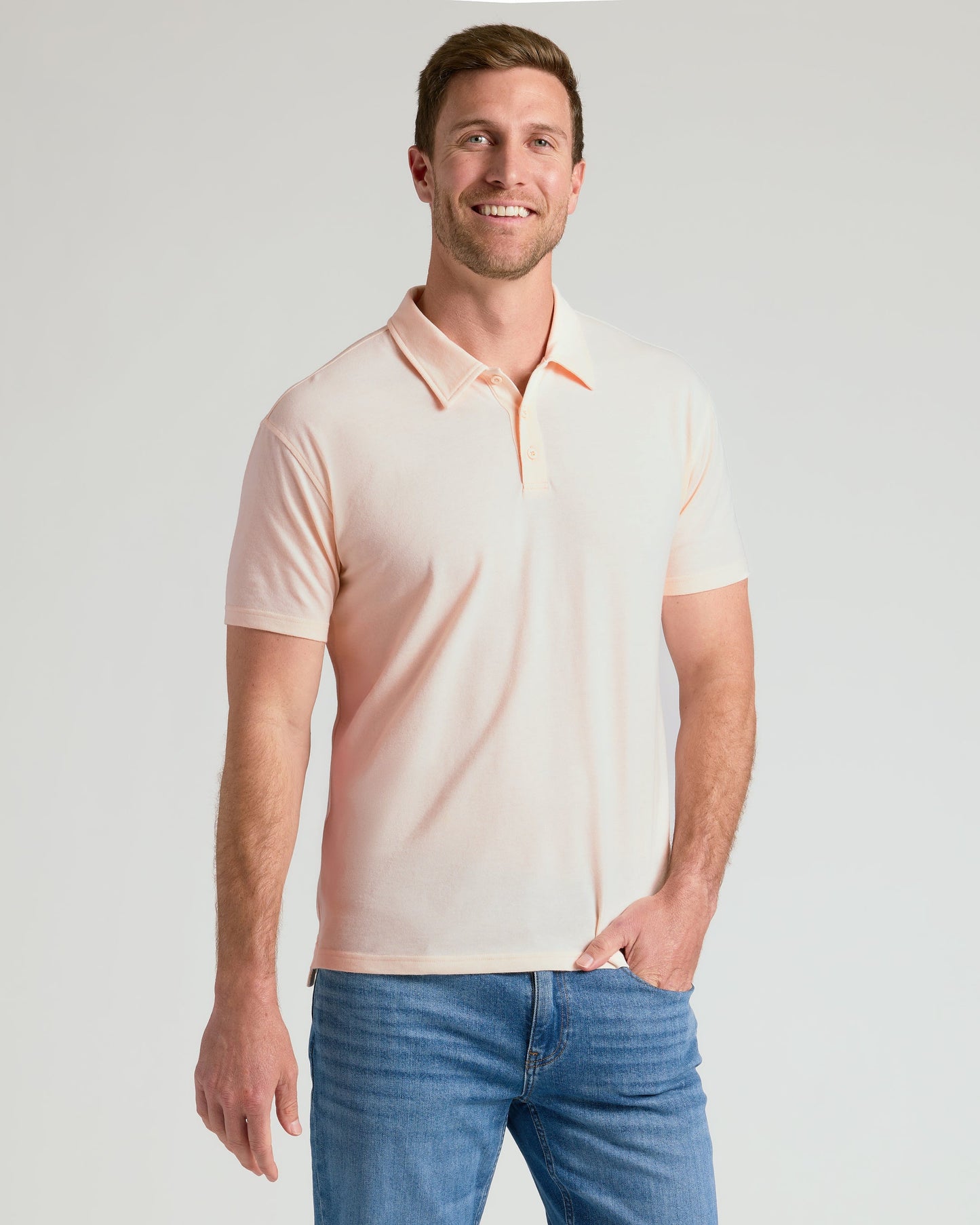 Coral Blush Classic Polo