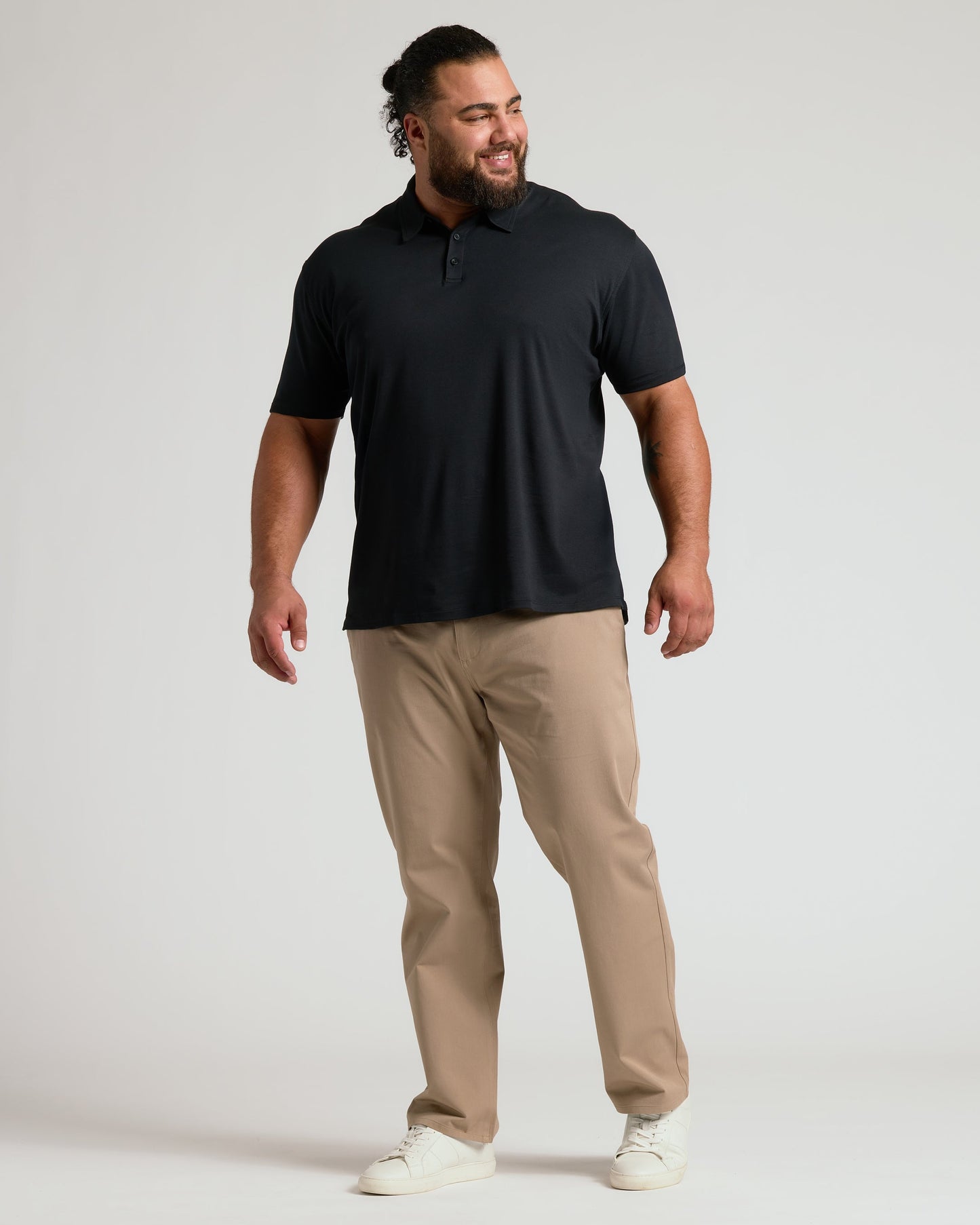 Black Premium Pima Polo