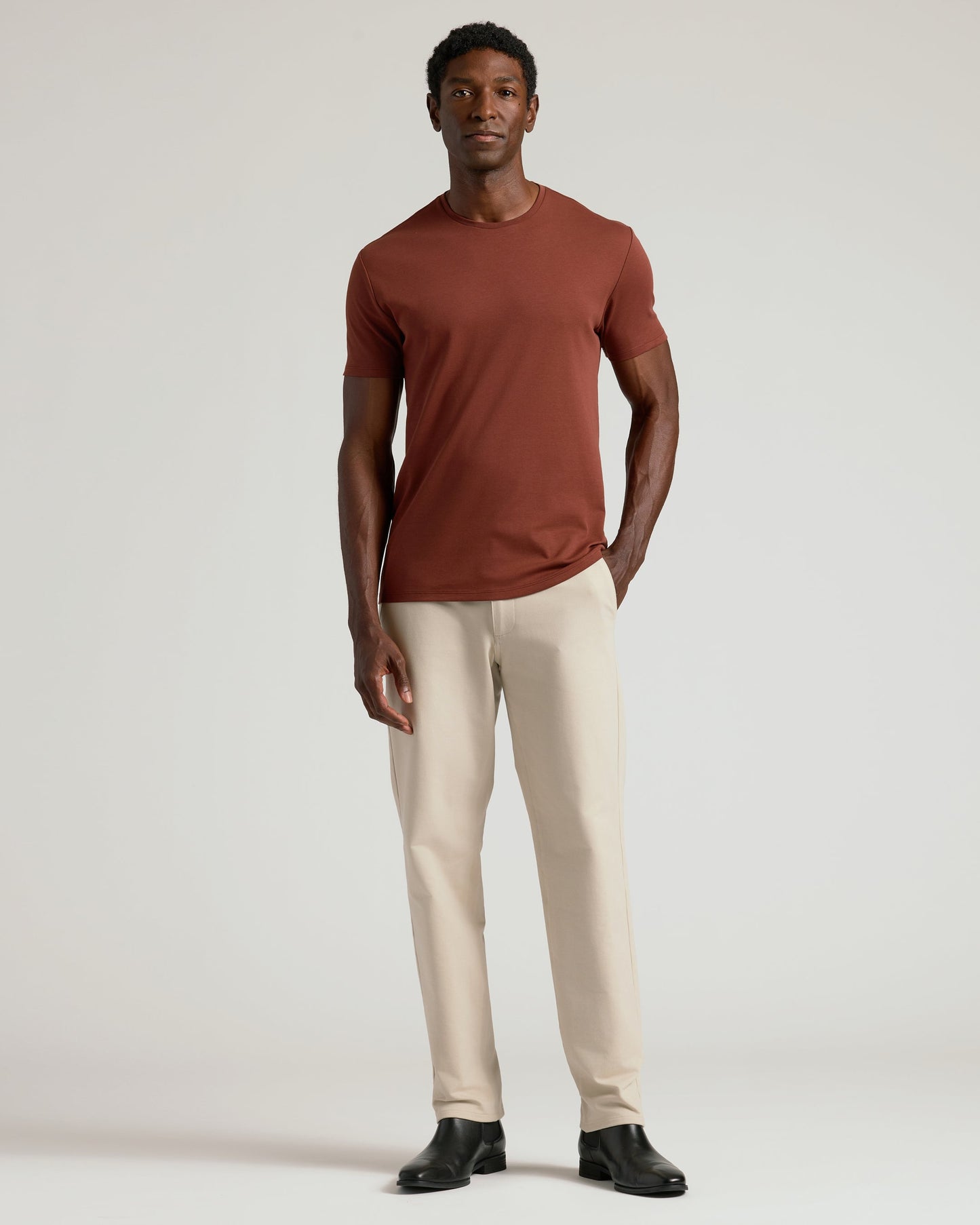 Chestnut Premium Pima Crew Neck