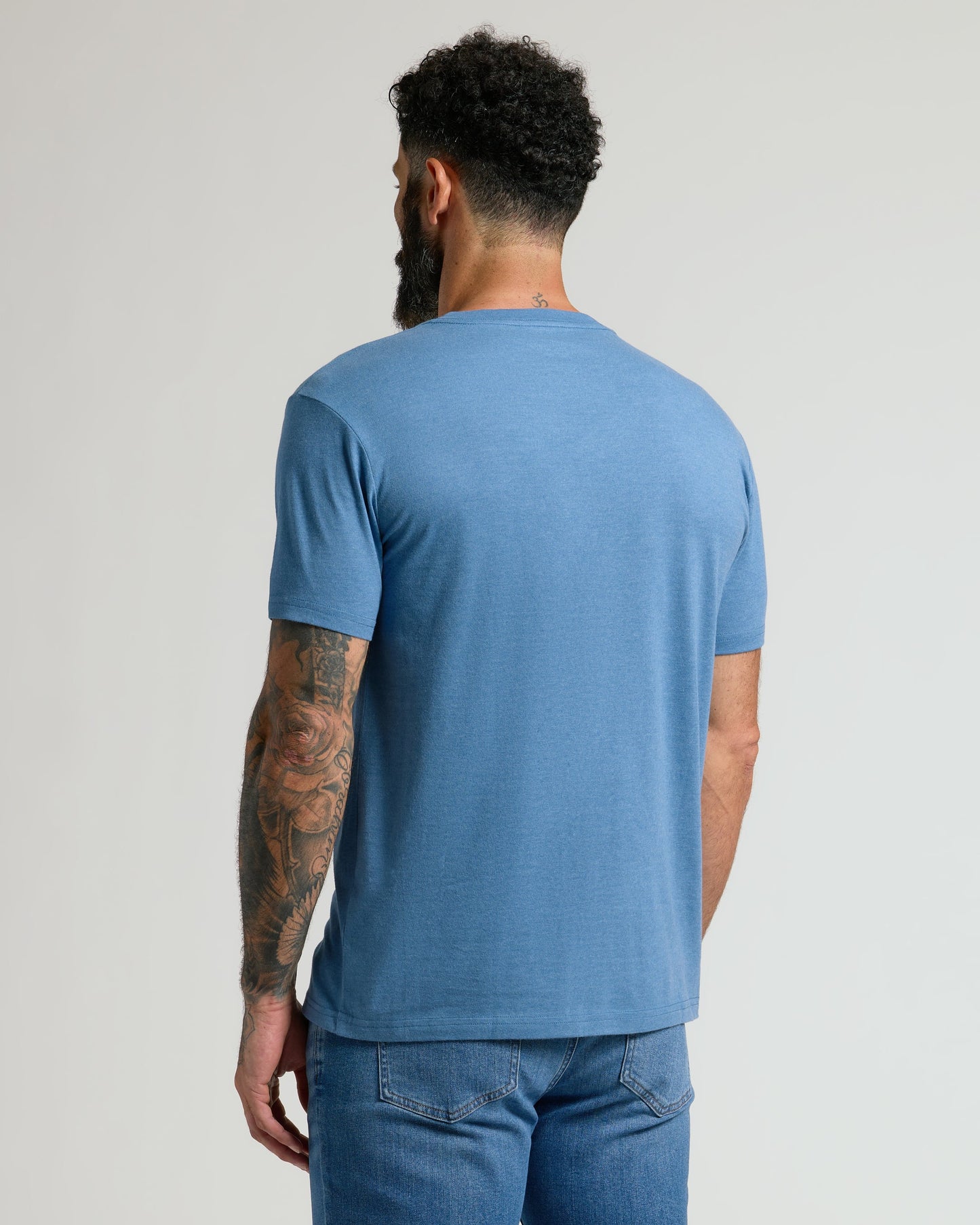 Dark Heather Blue Lake Classic V-Neck