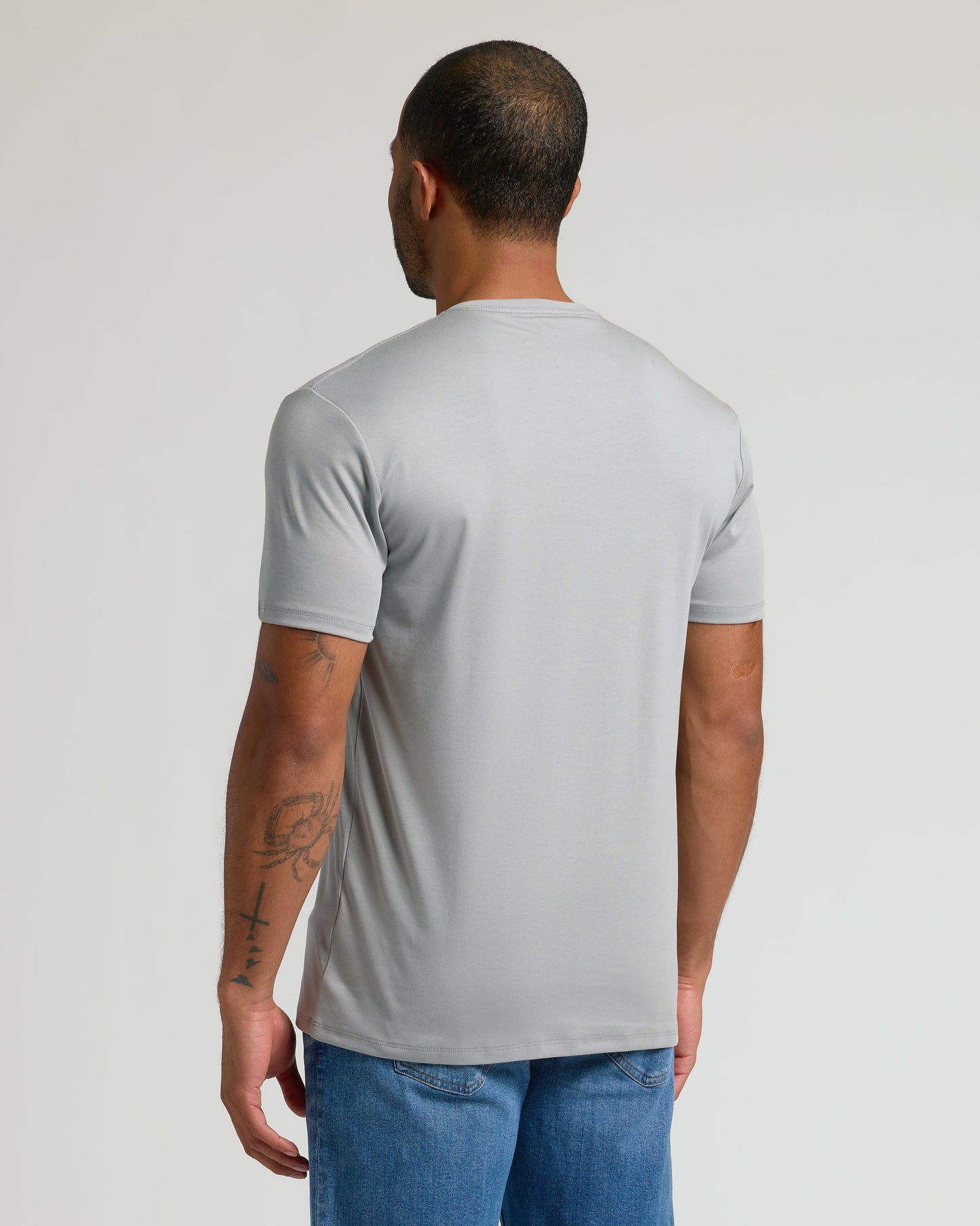 Steel Premium Pima V-Neck