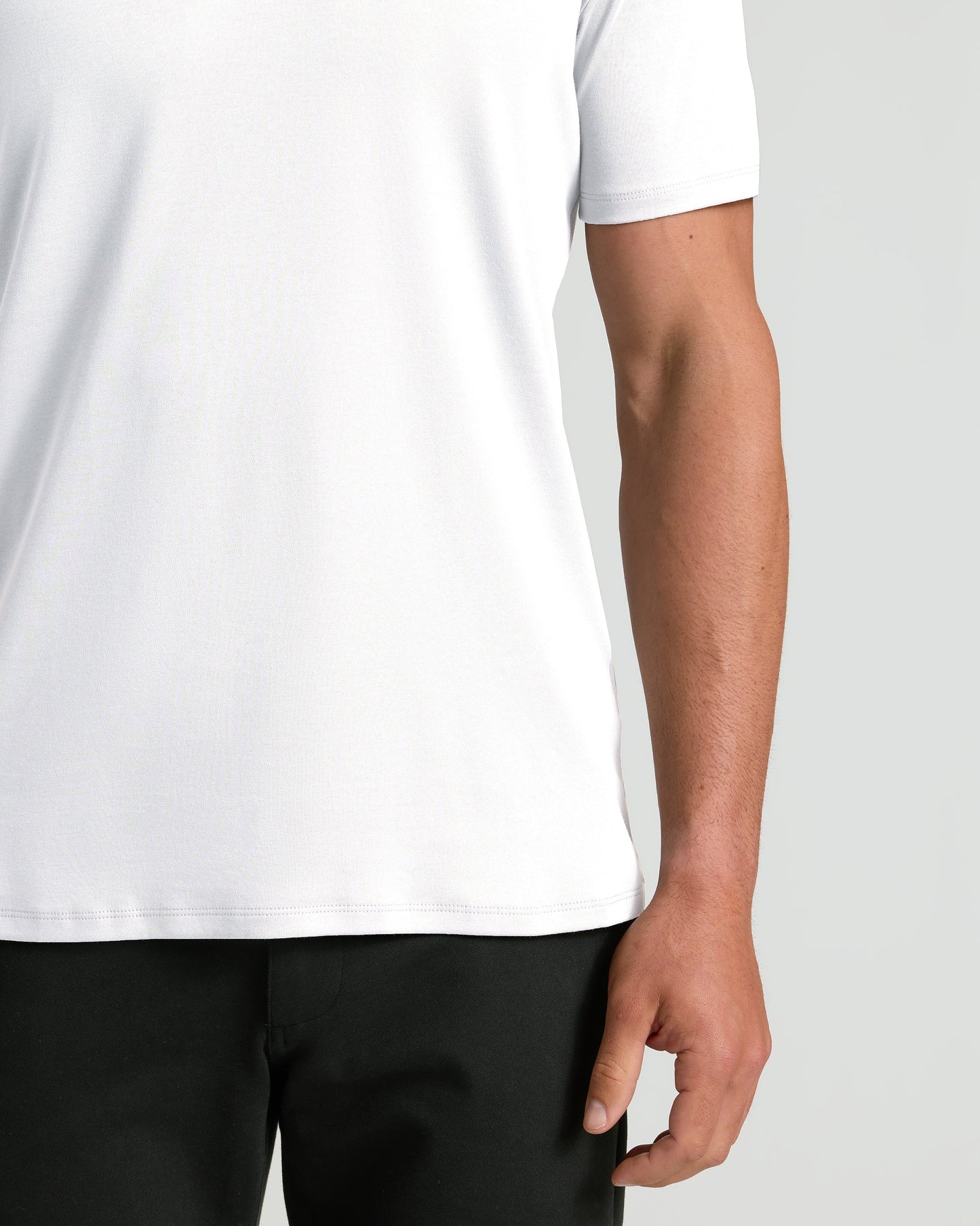 Black & White Premium Pima V-Neck 4-Pack
