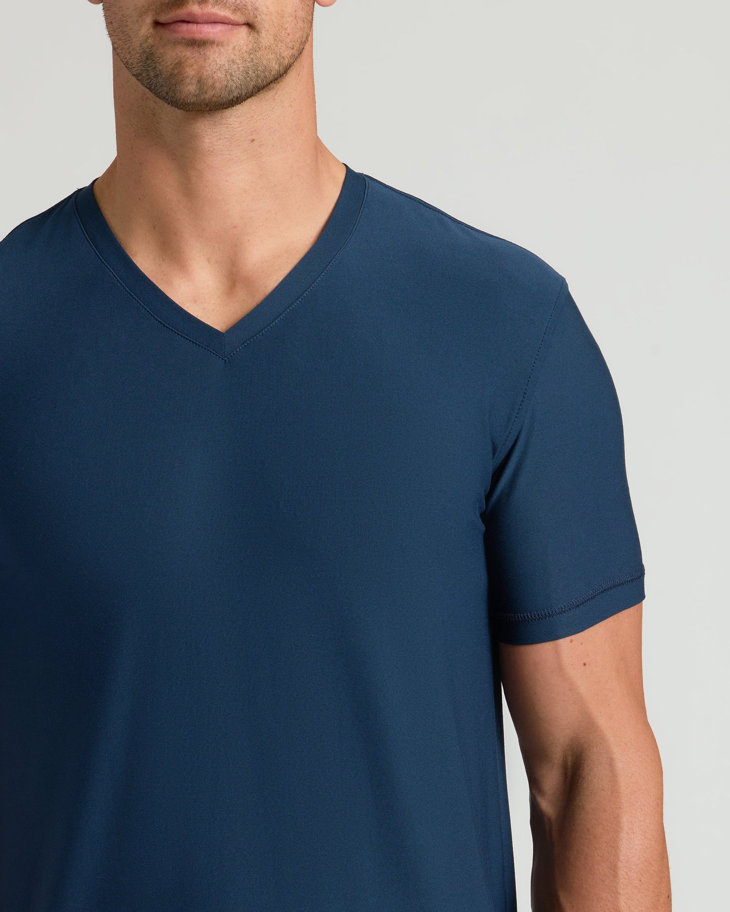 Navy Active V-Neck