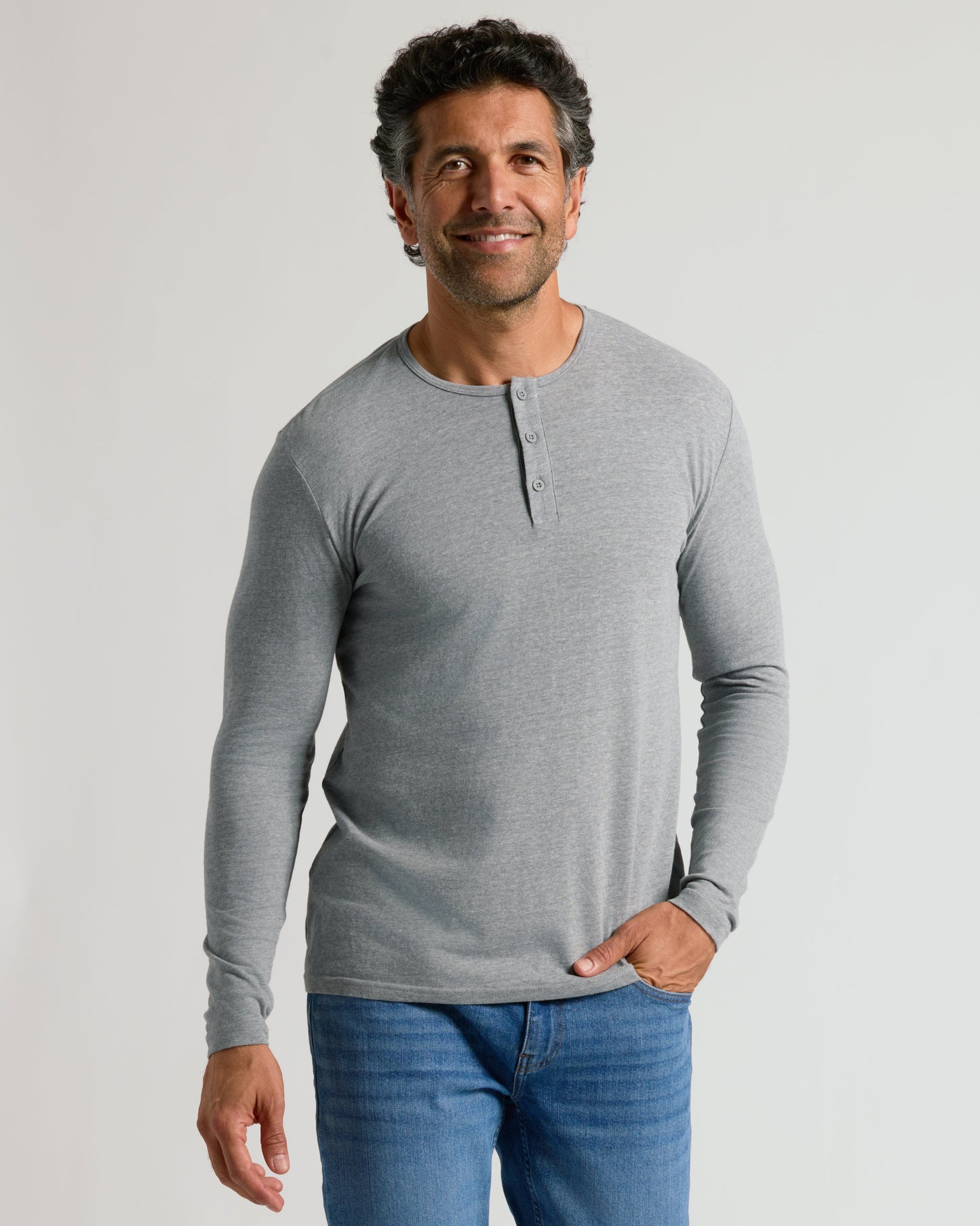 Classic Long Sleeve Henley 6-Pack