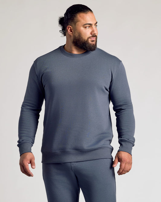 Stormy Fleece French Terry Pullover Crew Neck
