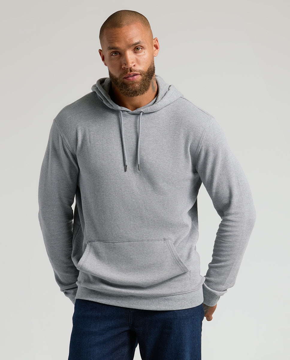 Navy & Heather Gray Waffle Hoodie 2-Pack