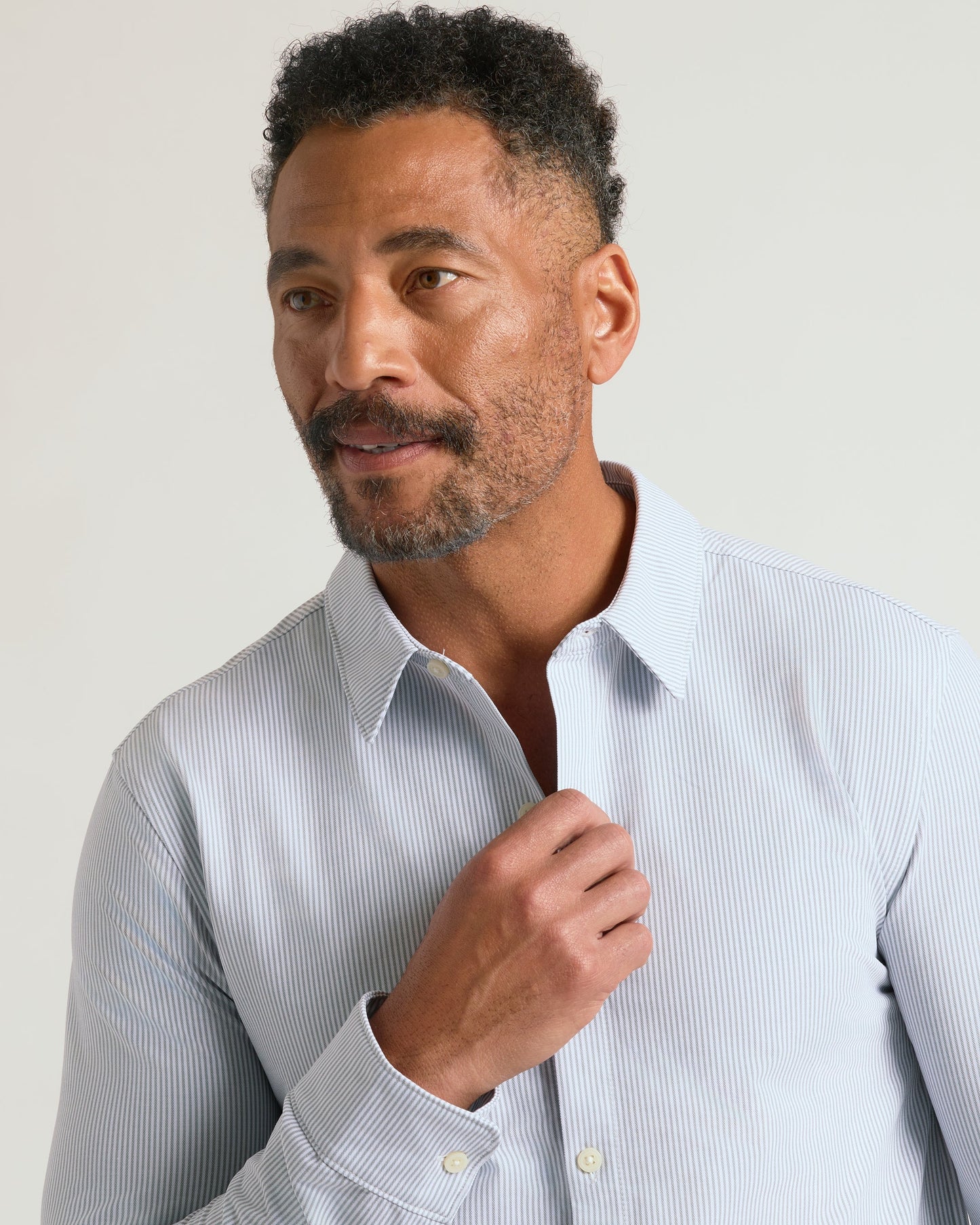 Steel Stripe Stretch Oxford 2.0