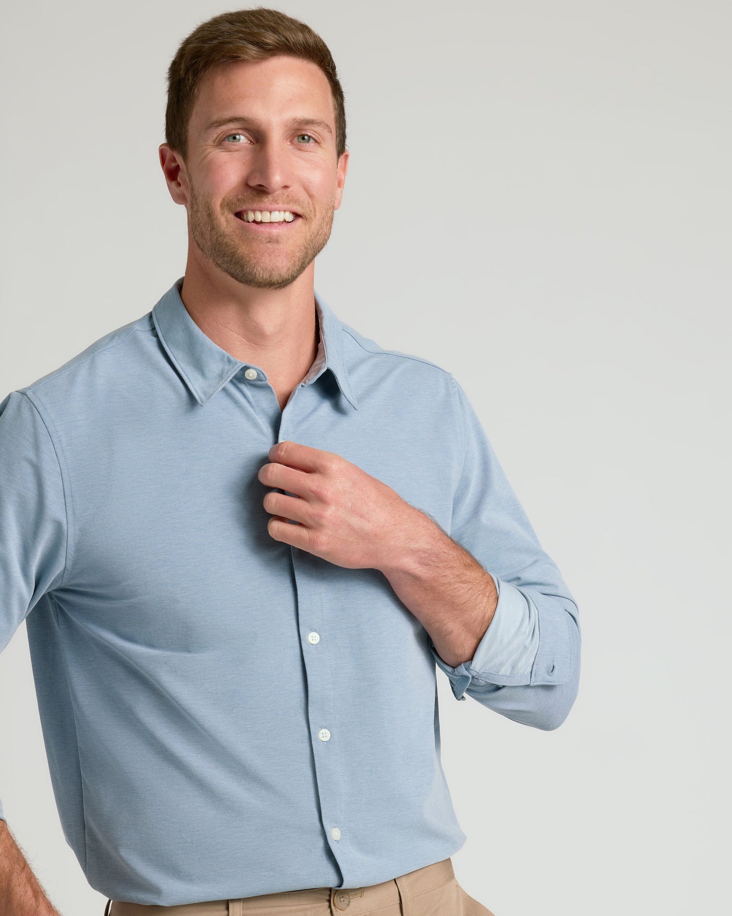 Blue Stretch Oxford 2.0