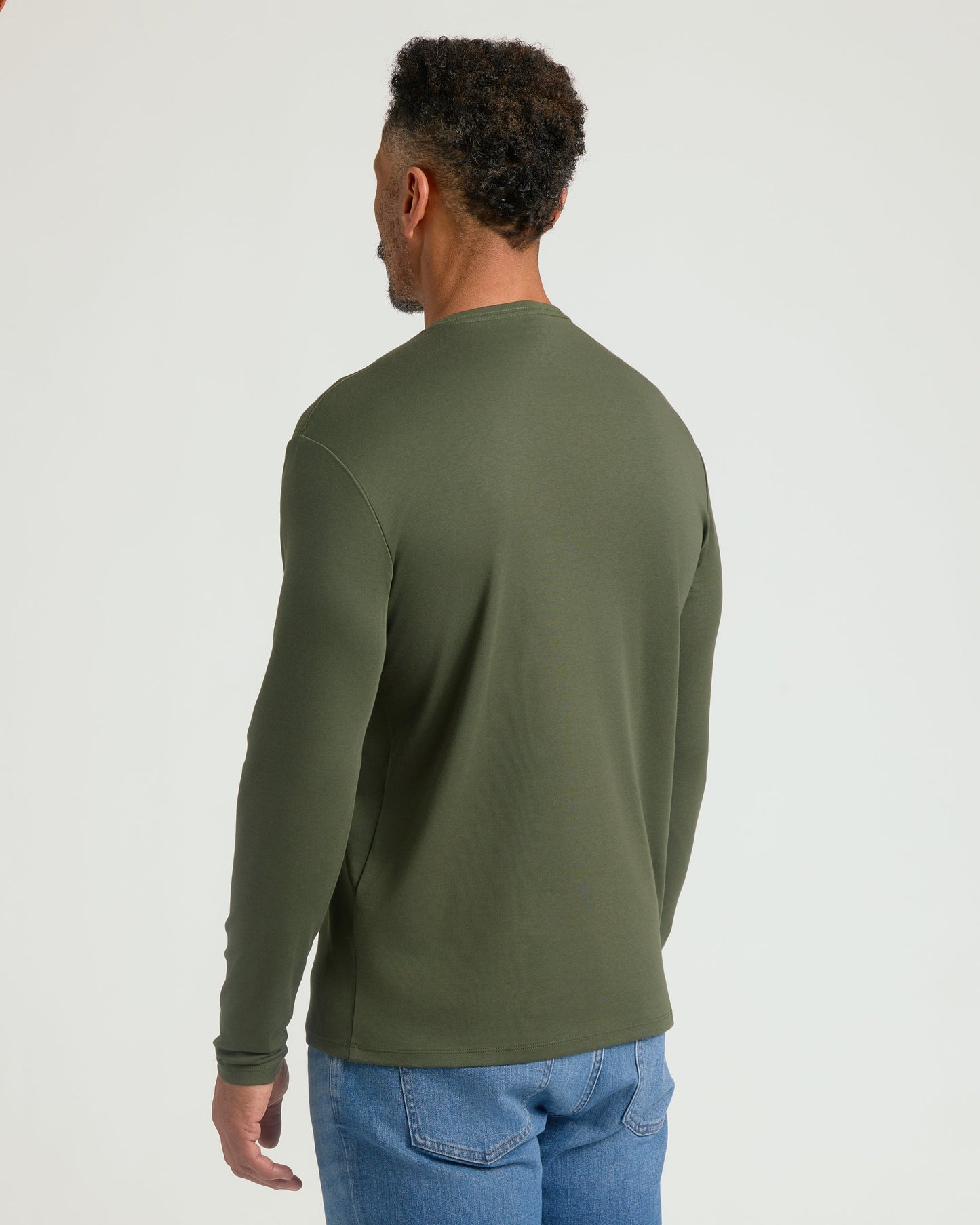 Grove Premium Pima Long Sleeve Crew