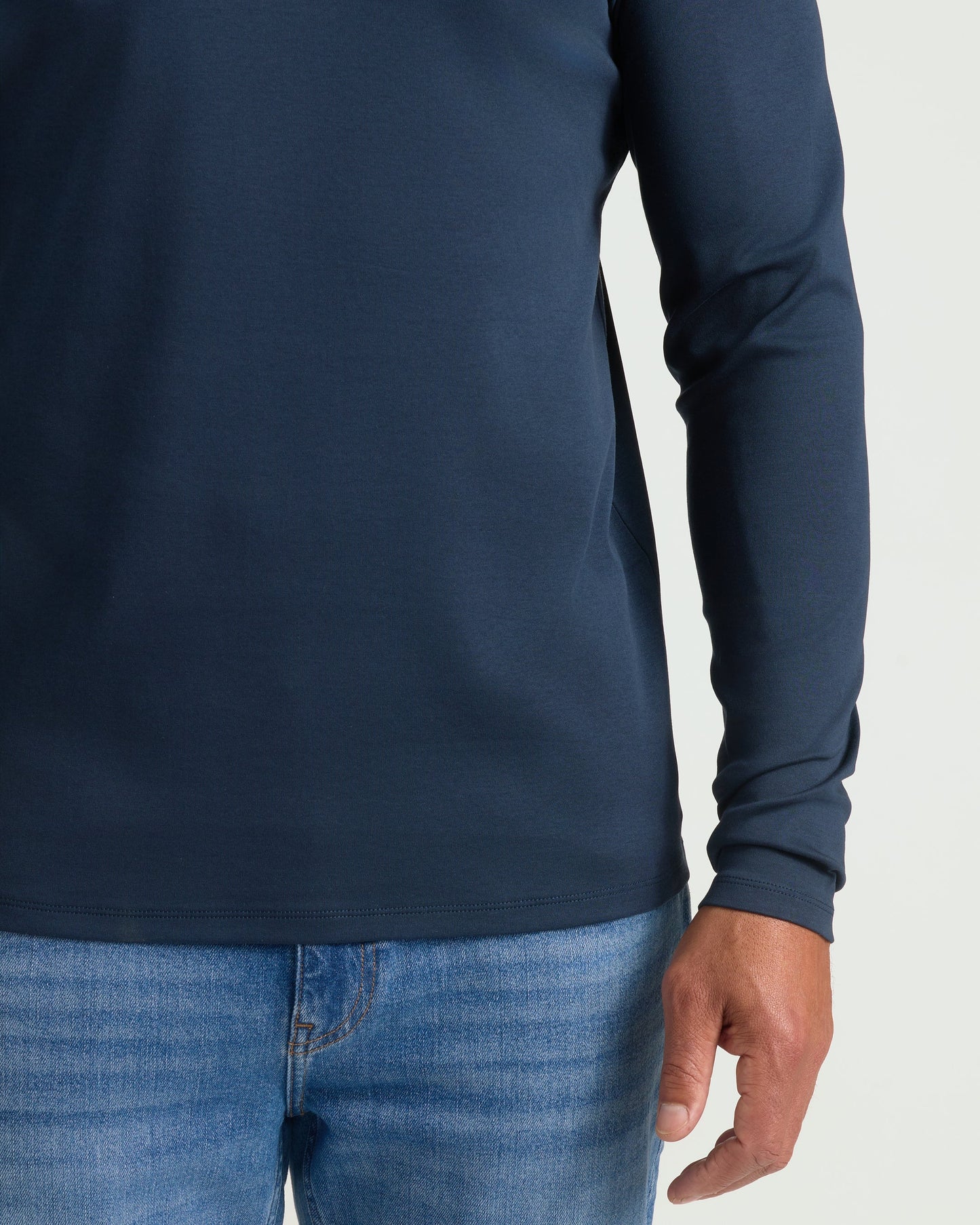 Navy & Grove Premium Pima Long Sleeve Crew 2-Pack