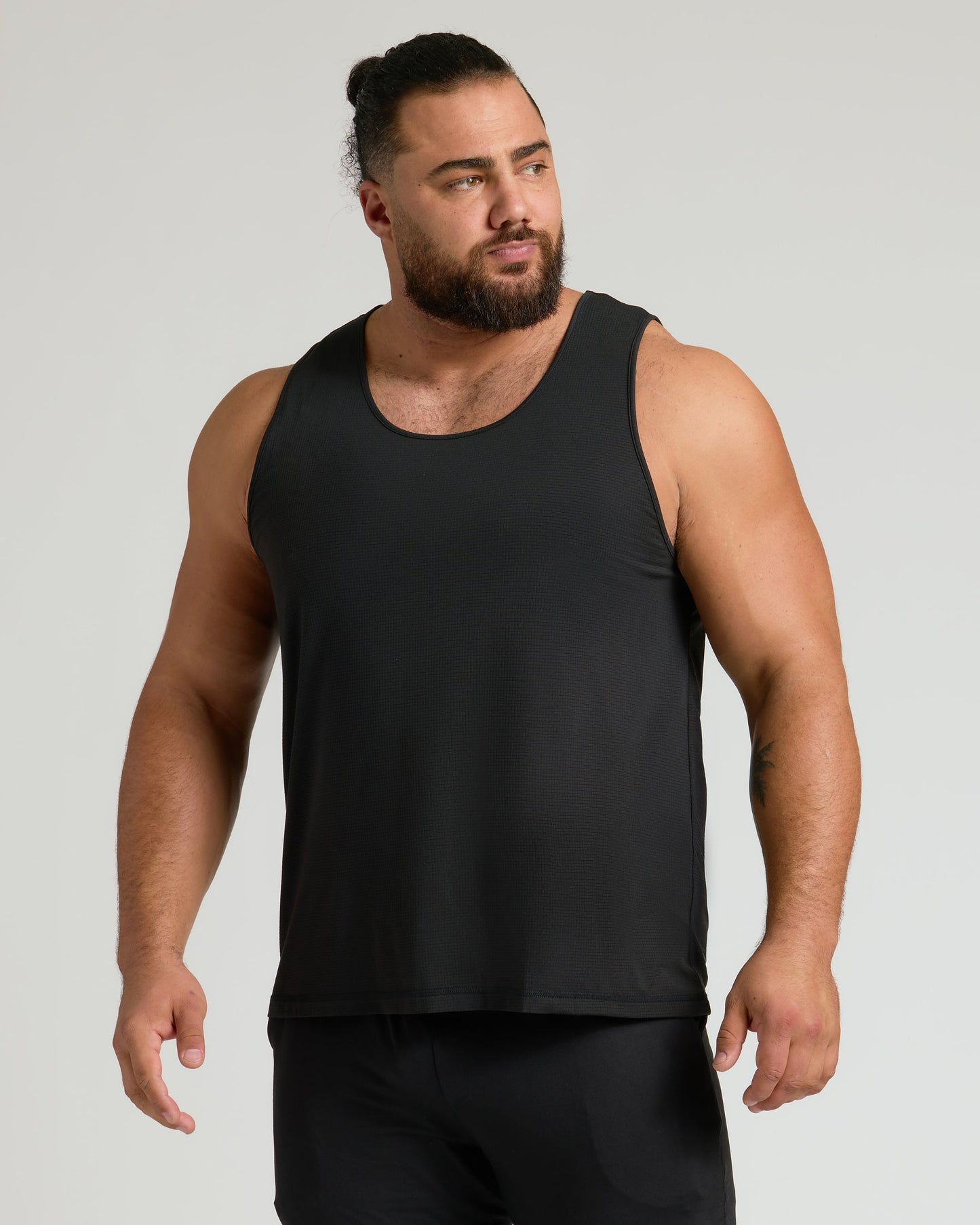 Black Sleeveless Active Mesh Tank 3-Pack