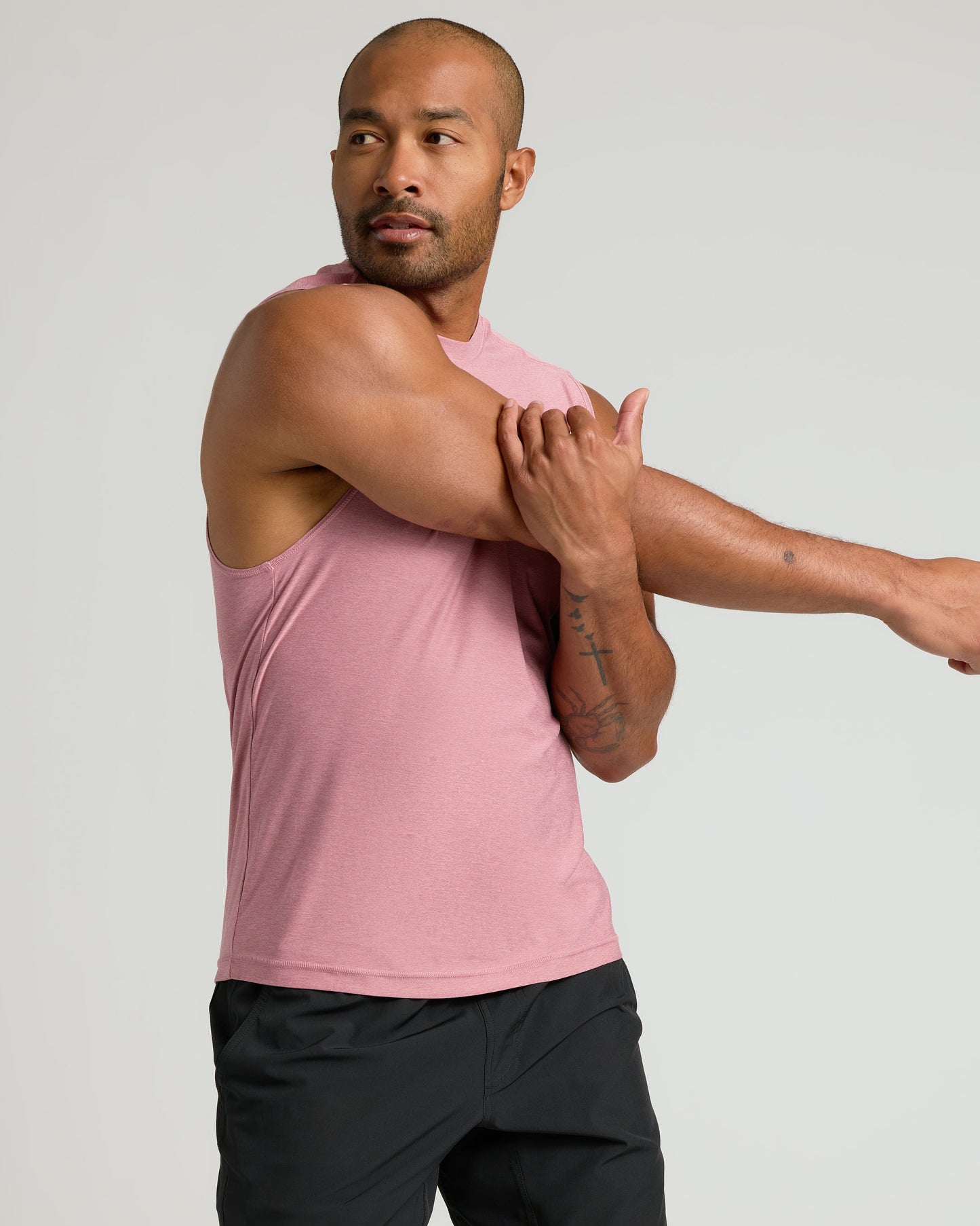 Quartz Rose Sleeveless Active Muscle Tee