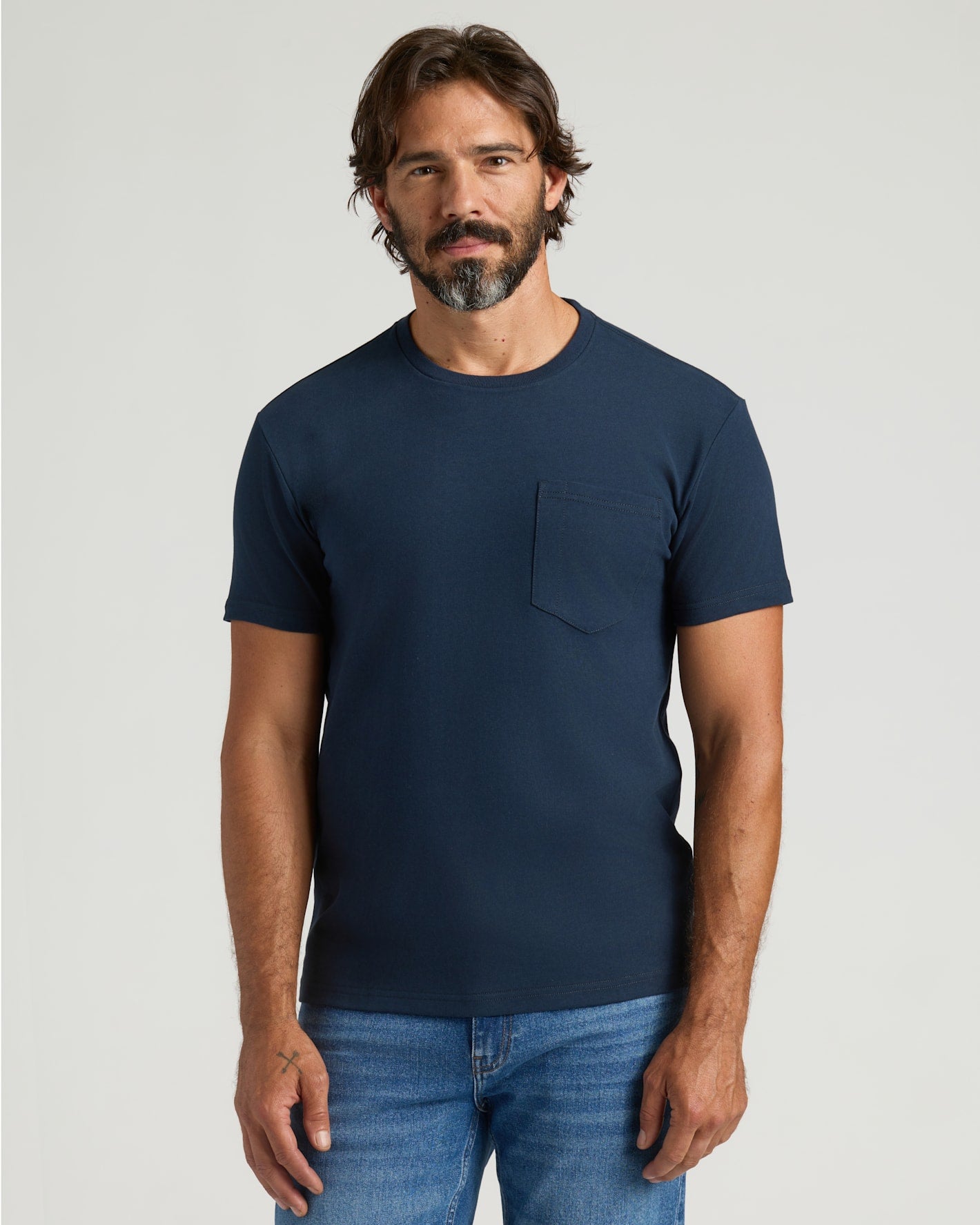 Navy Heavyweight Pocket Crew