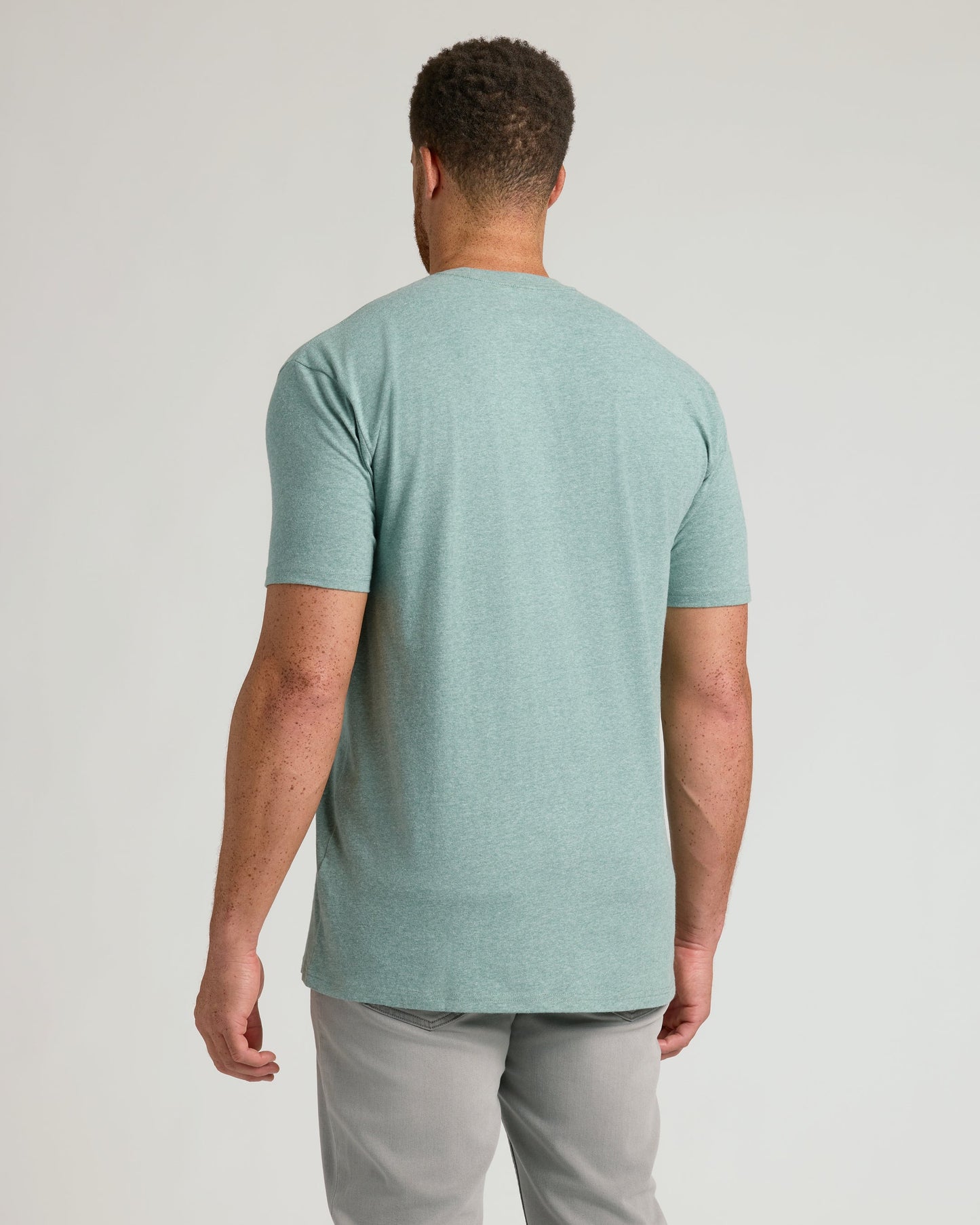 Heather Balsam Tall Straight Hem Crew Neck T-Shirt