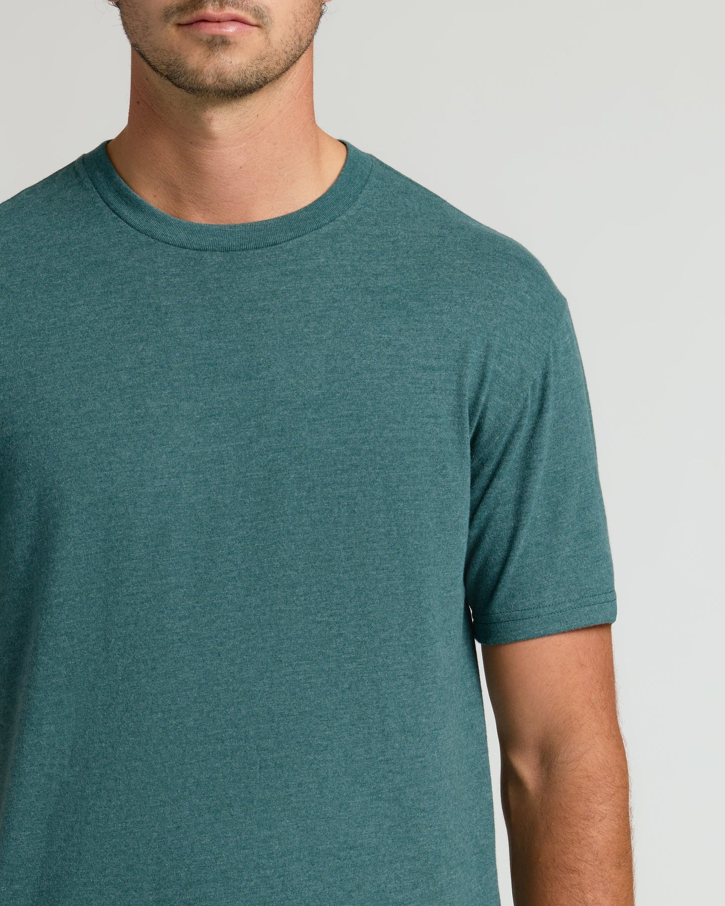 Heather Seafarer Tall Straight Hem Crew Neck T-Shirt