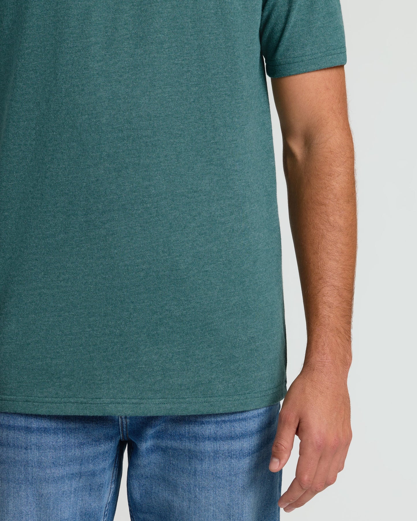 Heather Seafarer Tall Straight Hem Crew Neck T-Shirt