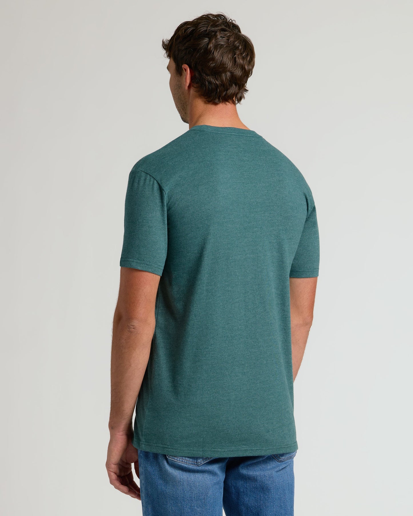 Heather Seafarer Tall Straight Hem Crew Neck T-Shirt