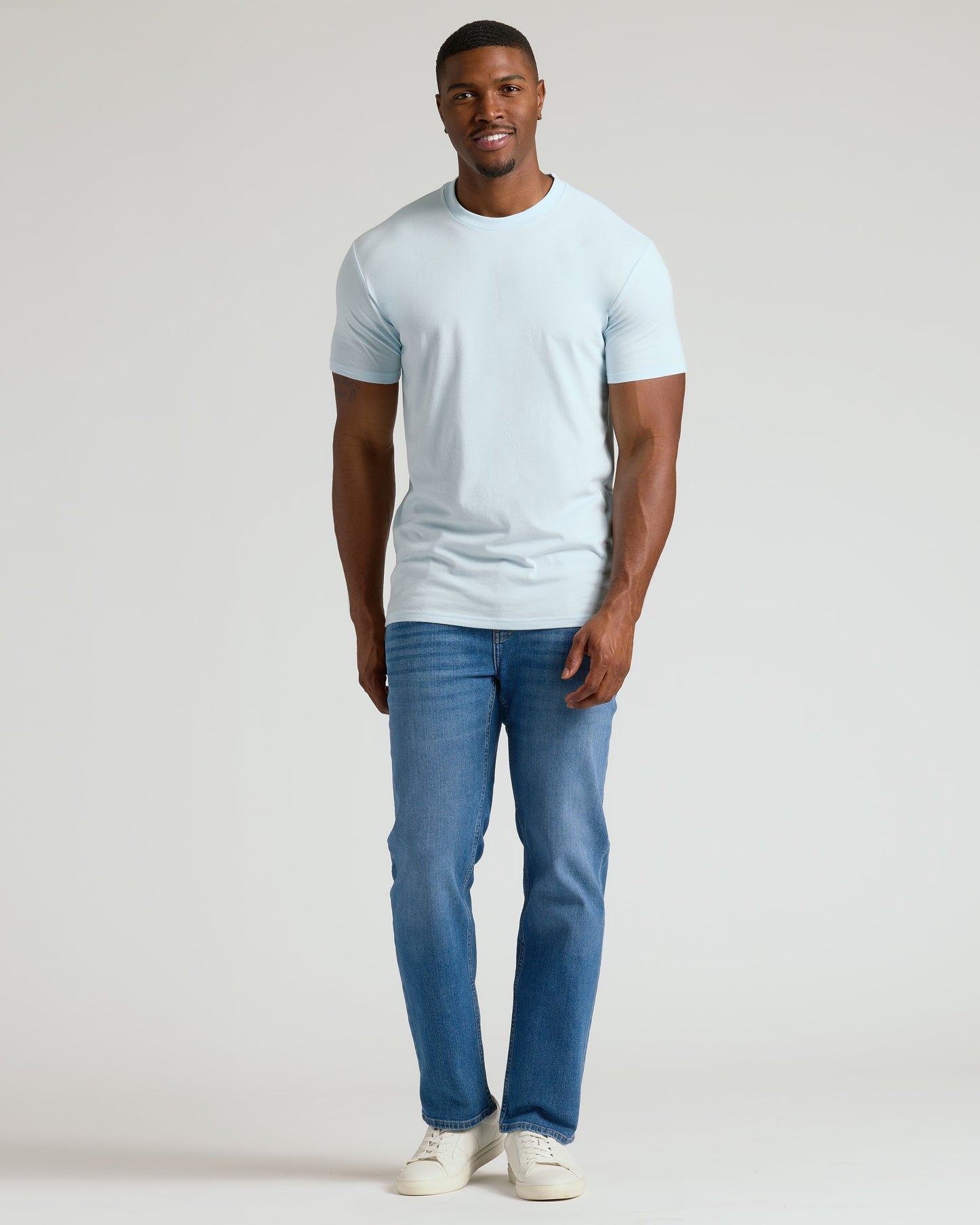Icicle Tall Straight Hem Crew Neck T-Shirt