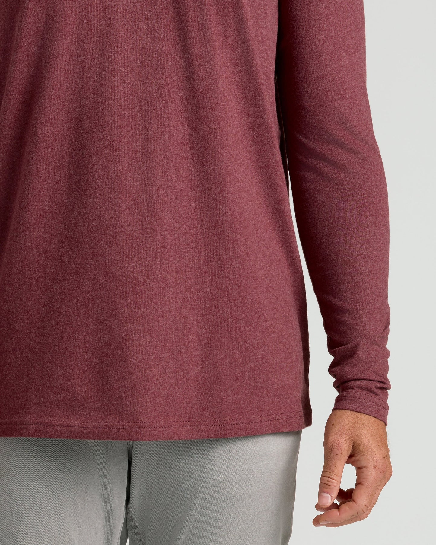Dark Heather Clovewood Tall Long Sleeve T-Shirt