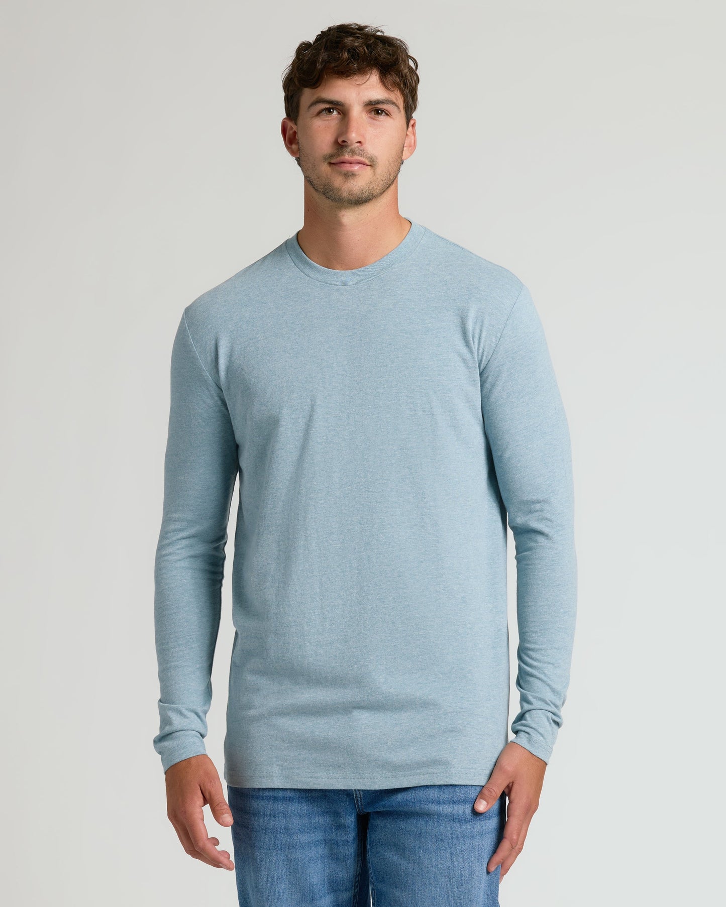 Heather Sapphire Tall Long Sleeve T-Shirt