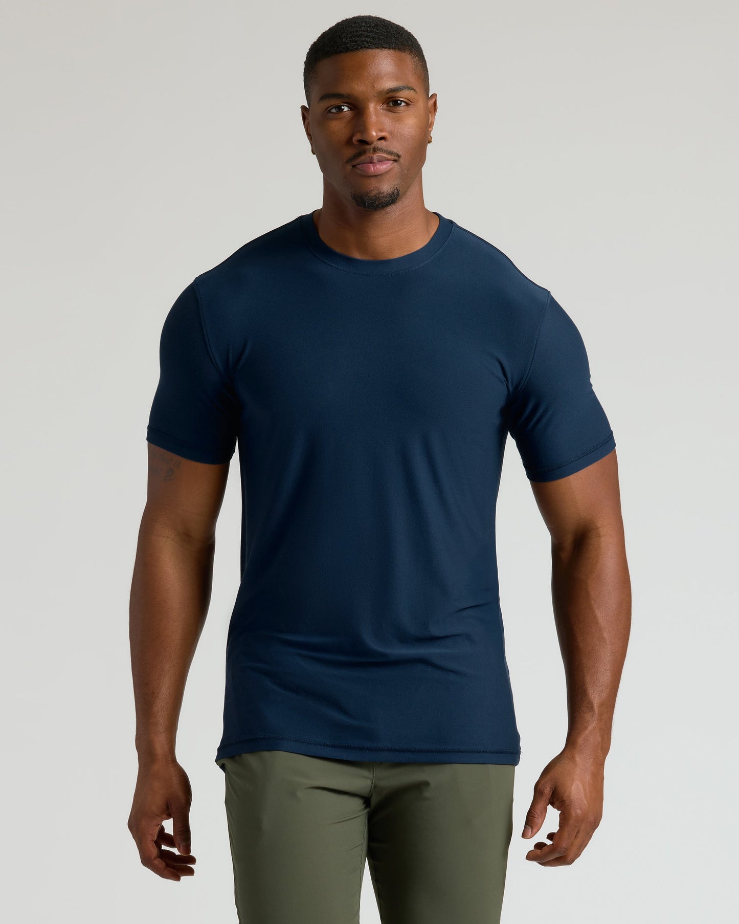 Navy Tall Active Crew Neck 2.0