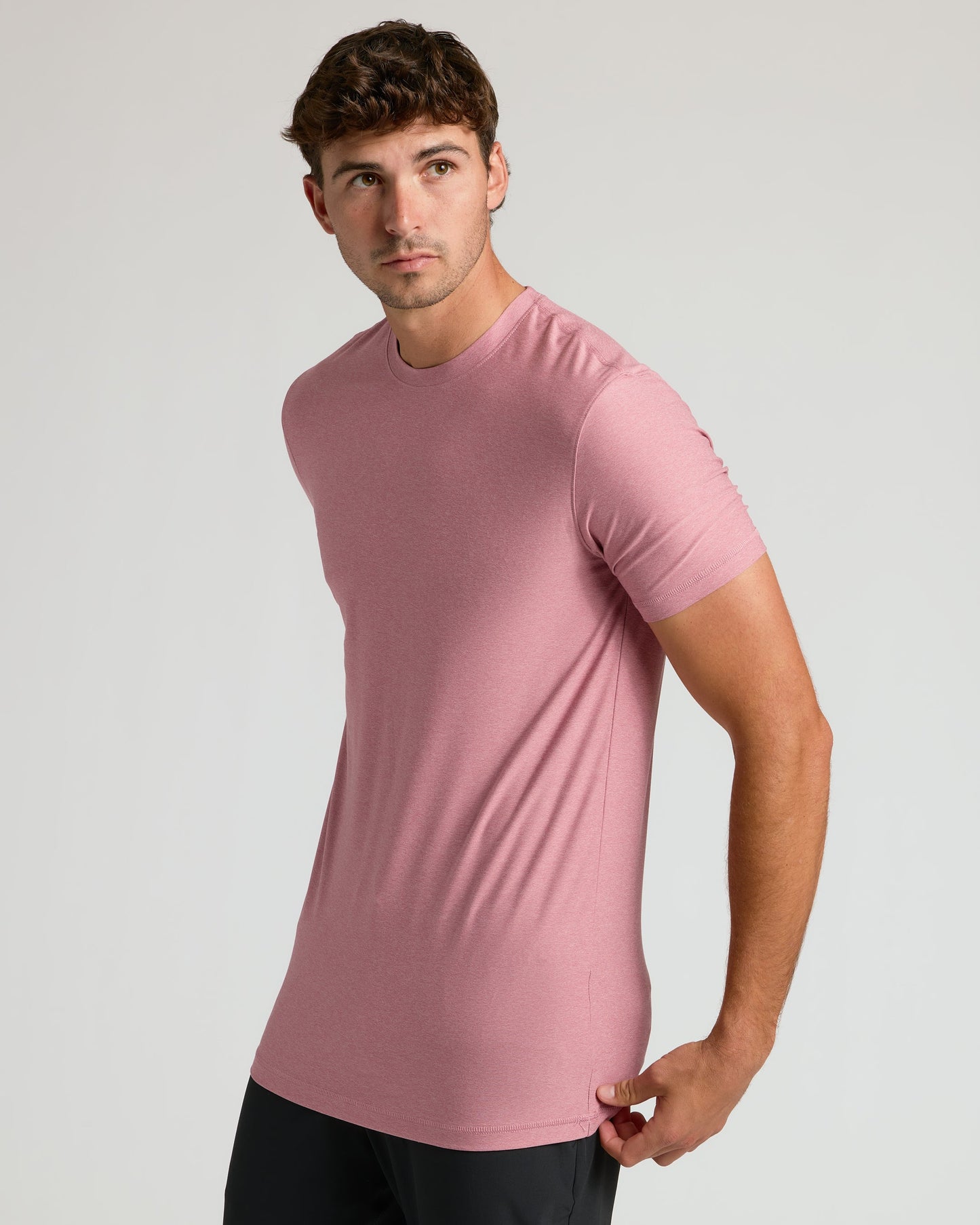 Quartz Rose Tall Active Crew Neck 2.0