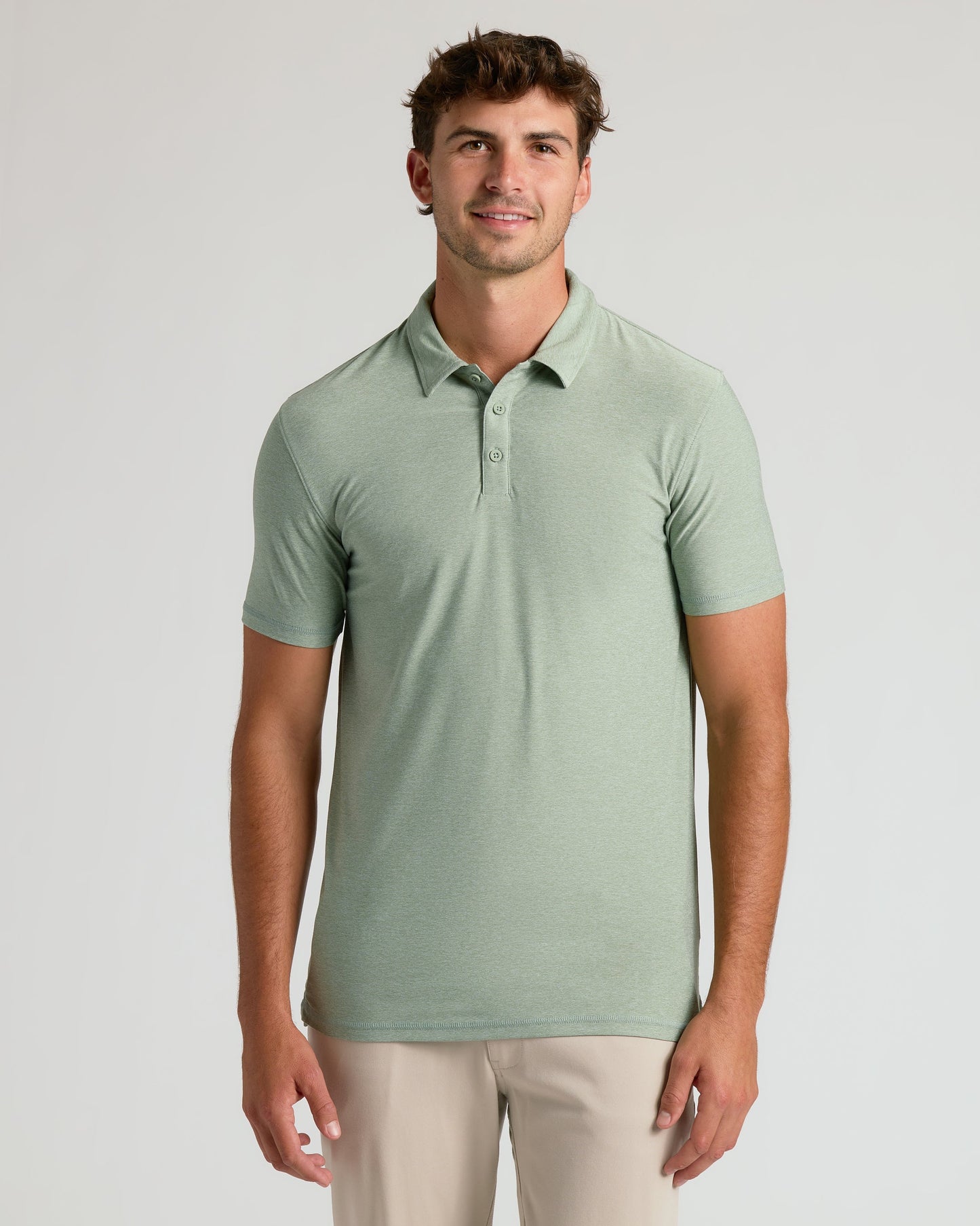 Lichen Short Sleeve Tall Active Polo