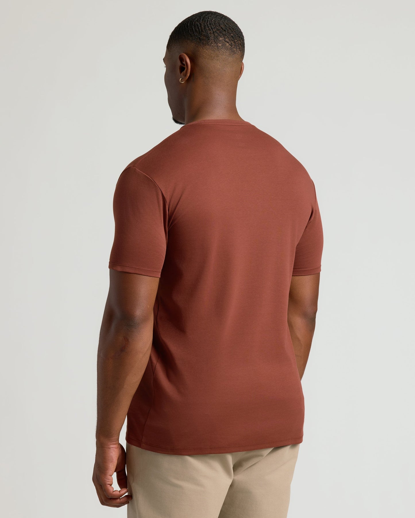 Chestnut Tall Premium Pima Crew Neck