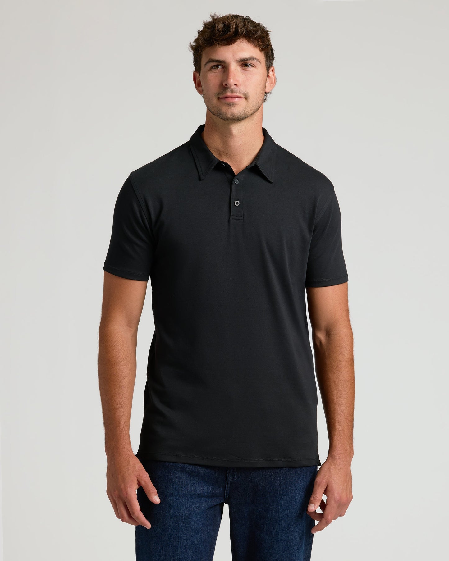 Black Tall Premium Pima Polo 4-Pack