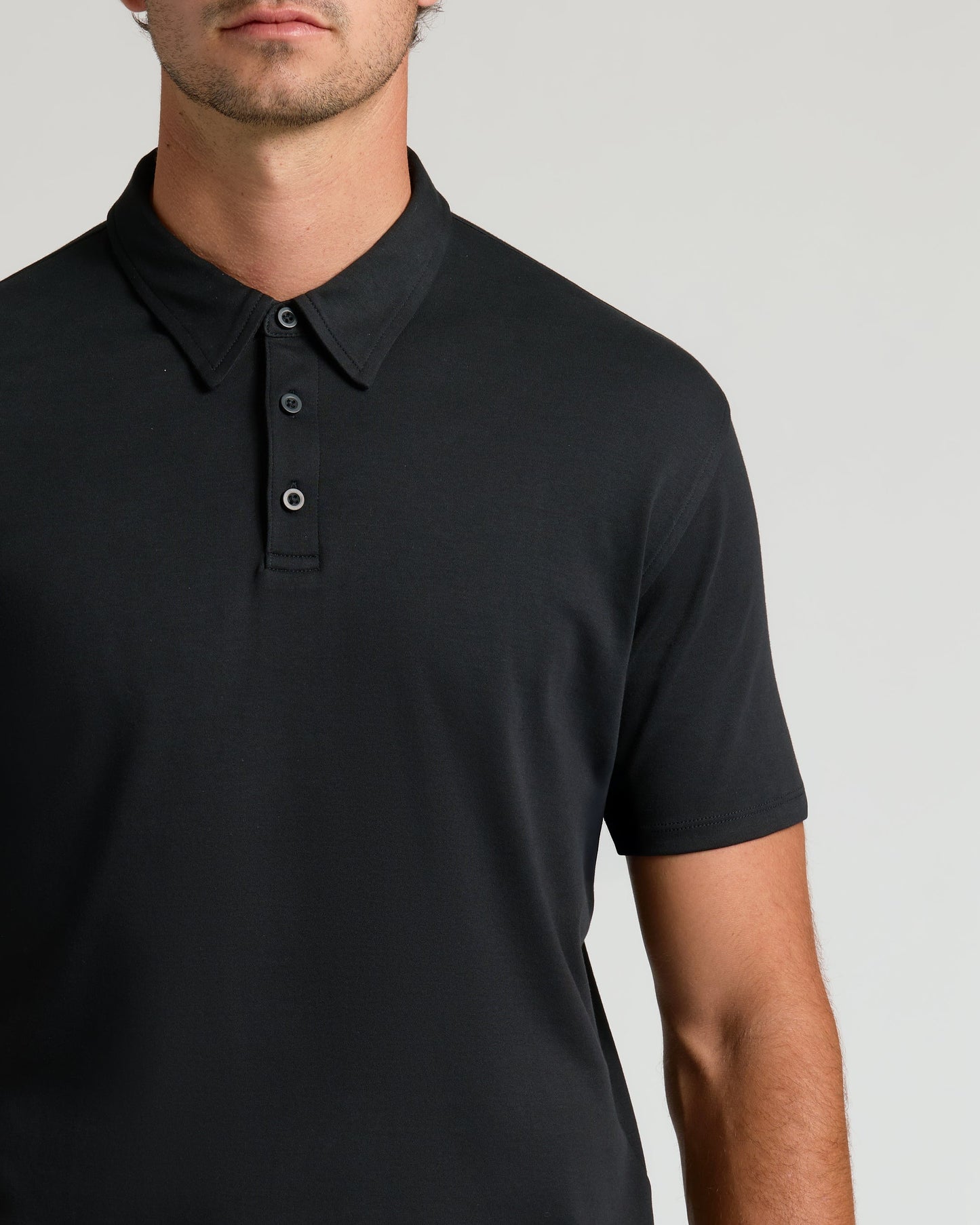 Black Tall Premium Pima Polo 2-Pack