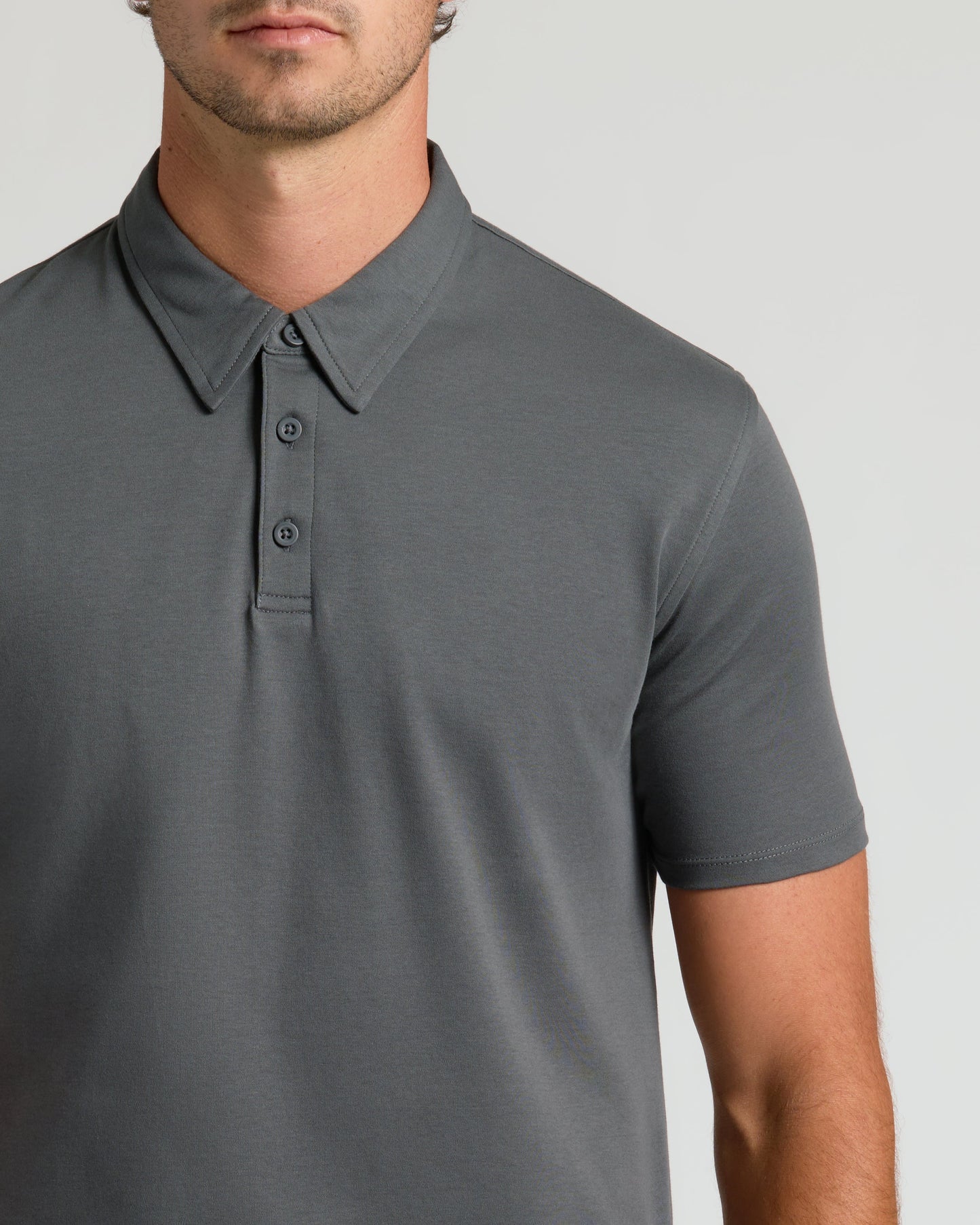 Carbon Tall Premium Pima Polo
