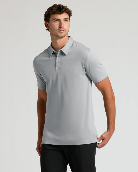 Steel Tall Premium Pima Polo