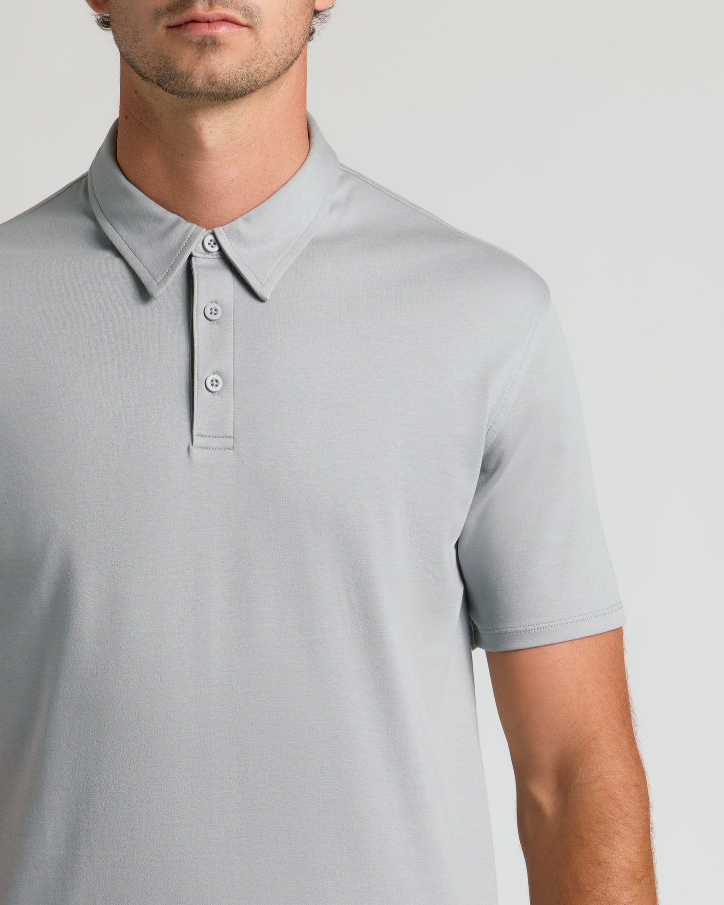 Steel Tall Premium Pima Polo