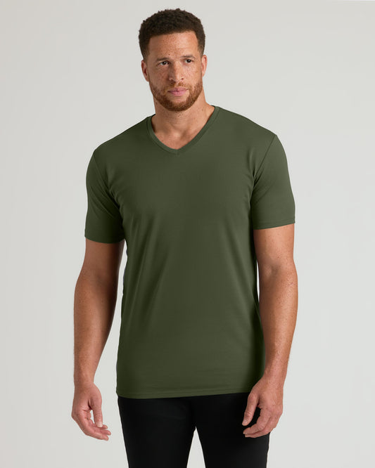Grove Tall Premium Pima V-Neck